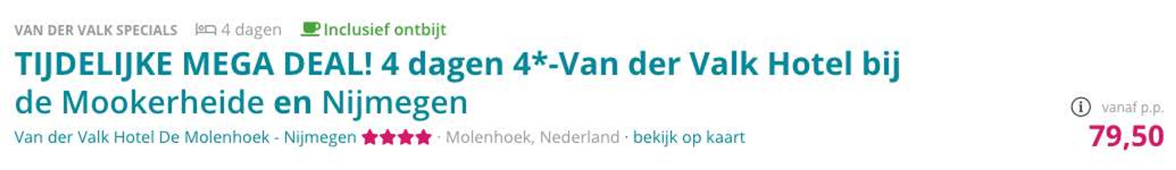 Boekingsvoorbeeld