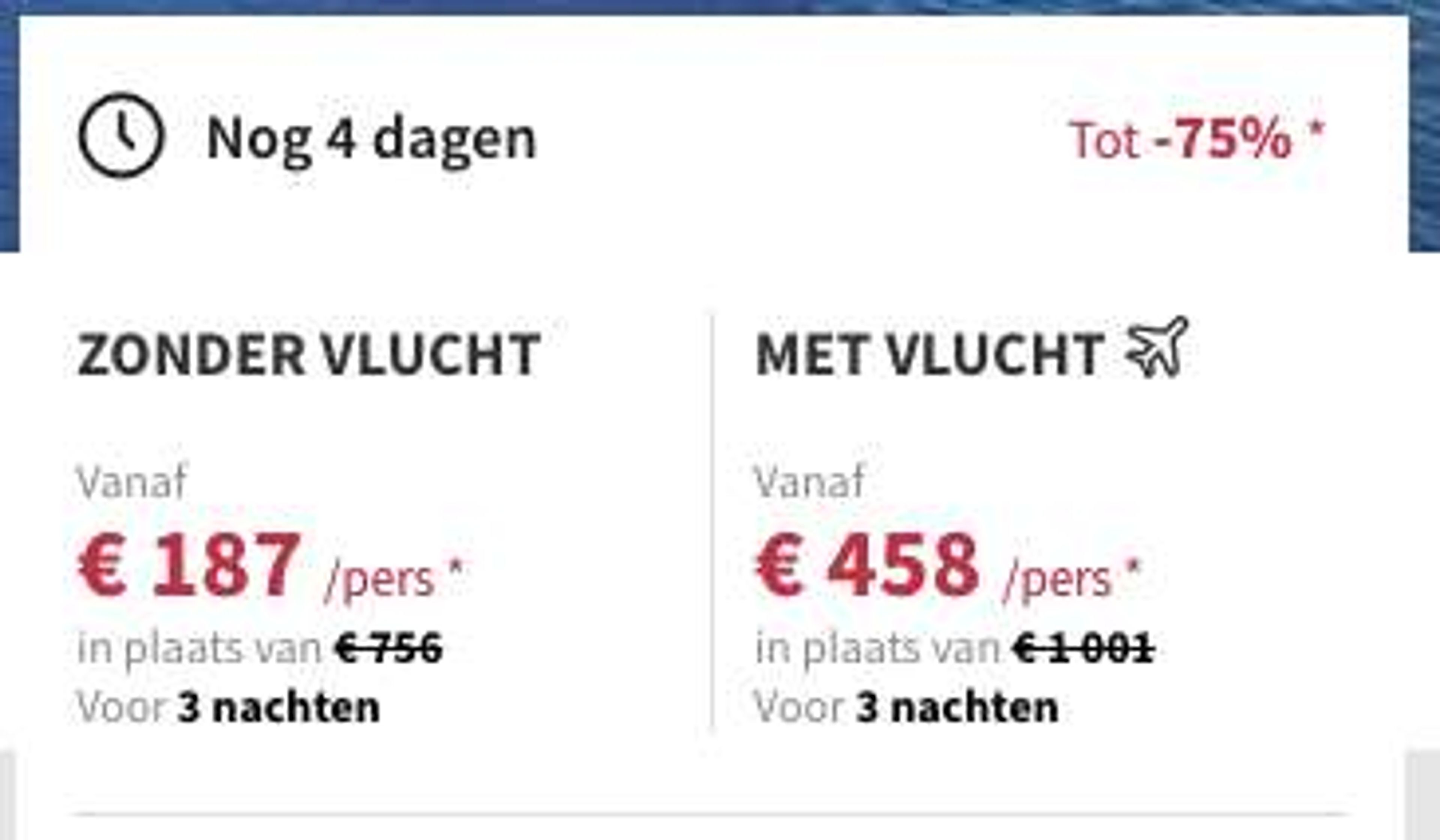 Boekingsvoorbeeld