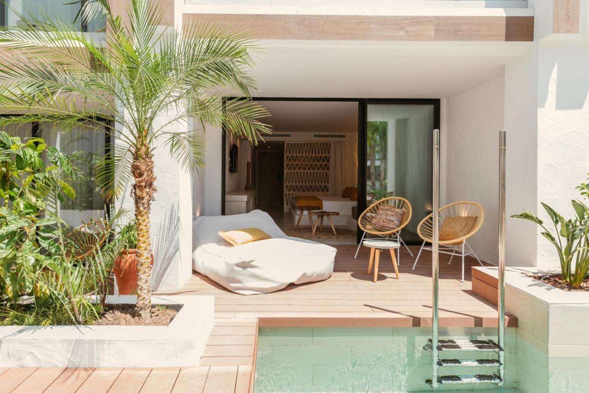 Mooiste hotels met swim-up kamers Nativo Hotel Ibiza
