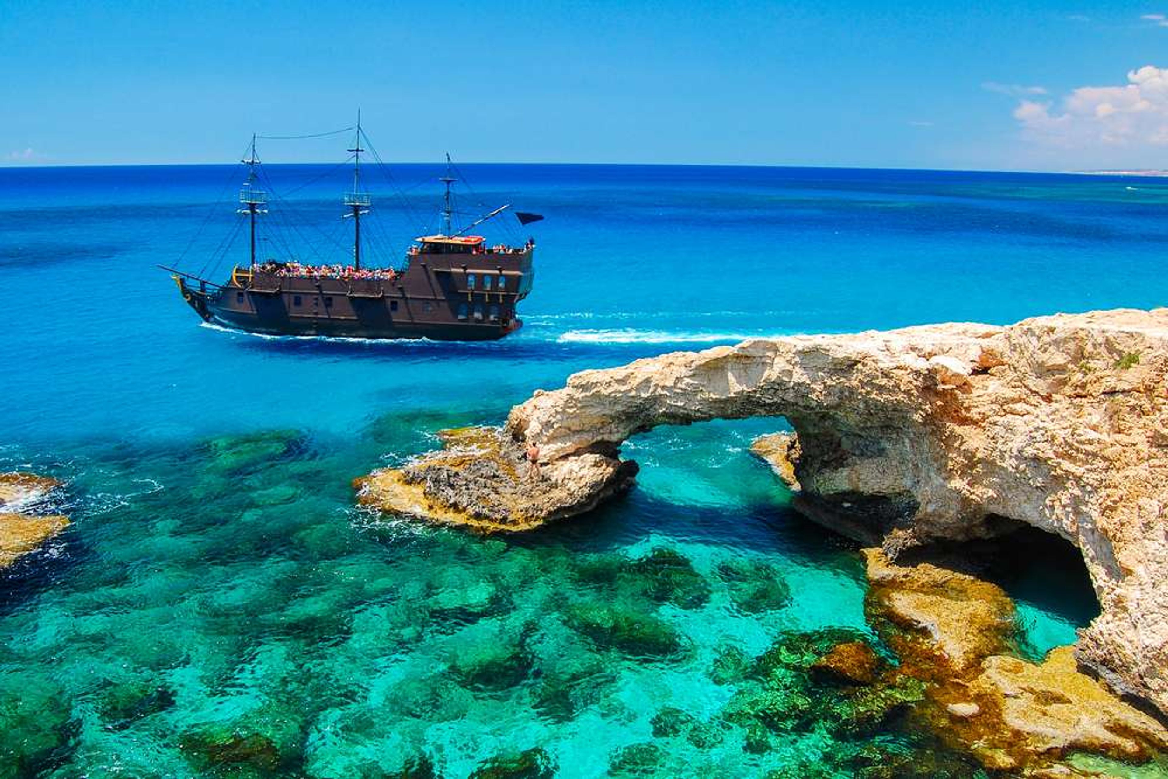 Cyprus Piratenschip zee