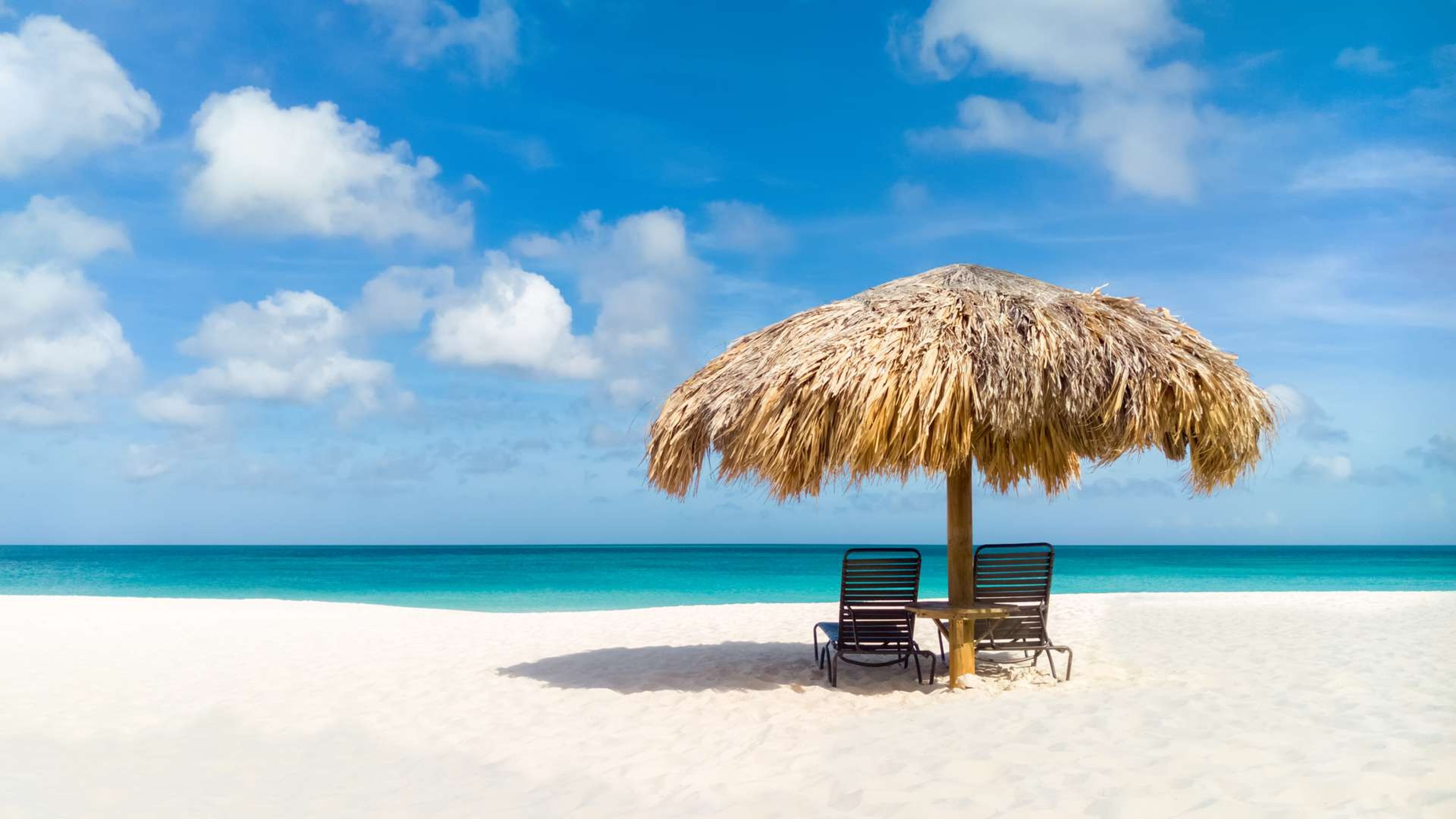 Aruba Eagle Beach Straw umbrella
