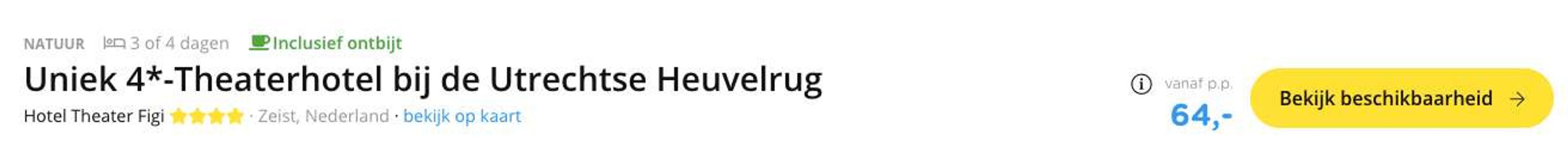 Boekingsvoorbeeld