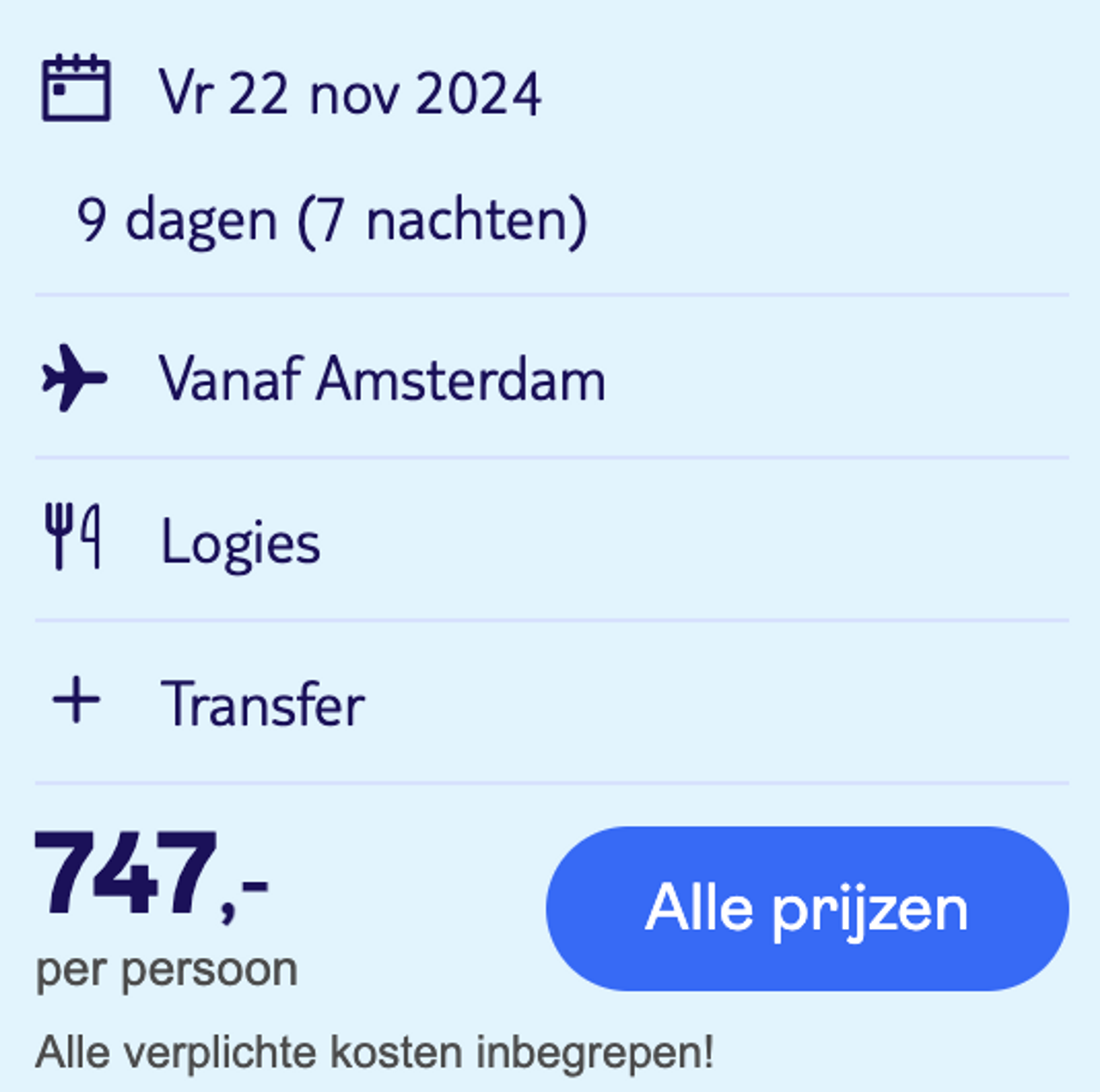 Boekingsvoorbeeld