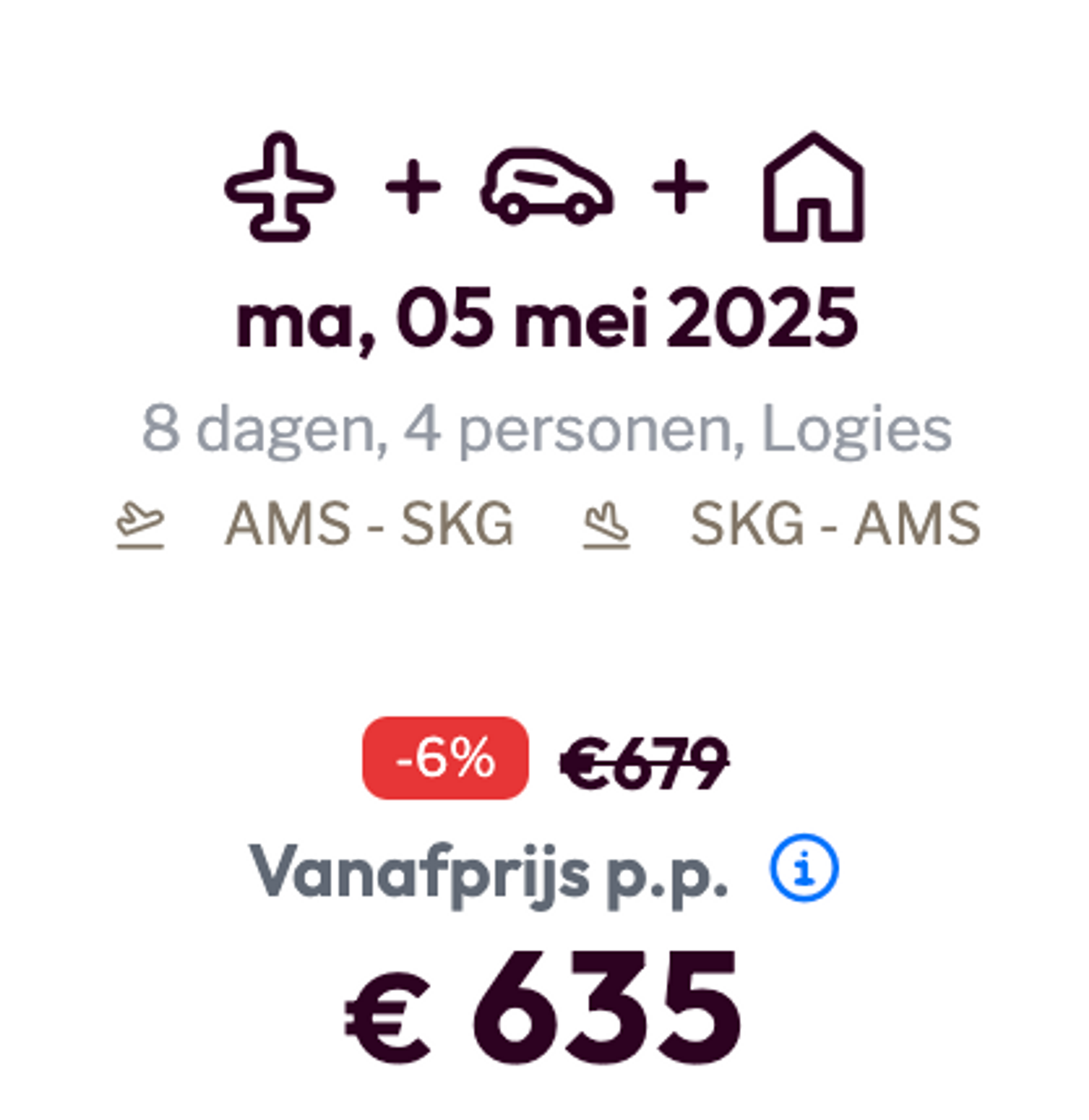 Boekingsvoorbeeld
