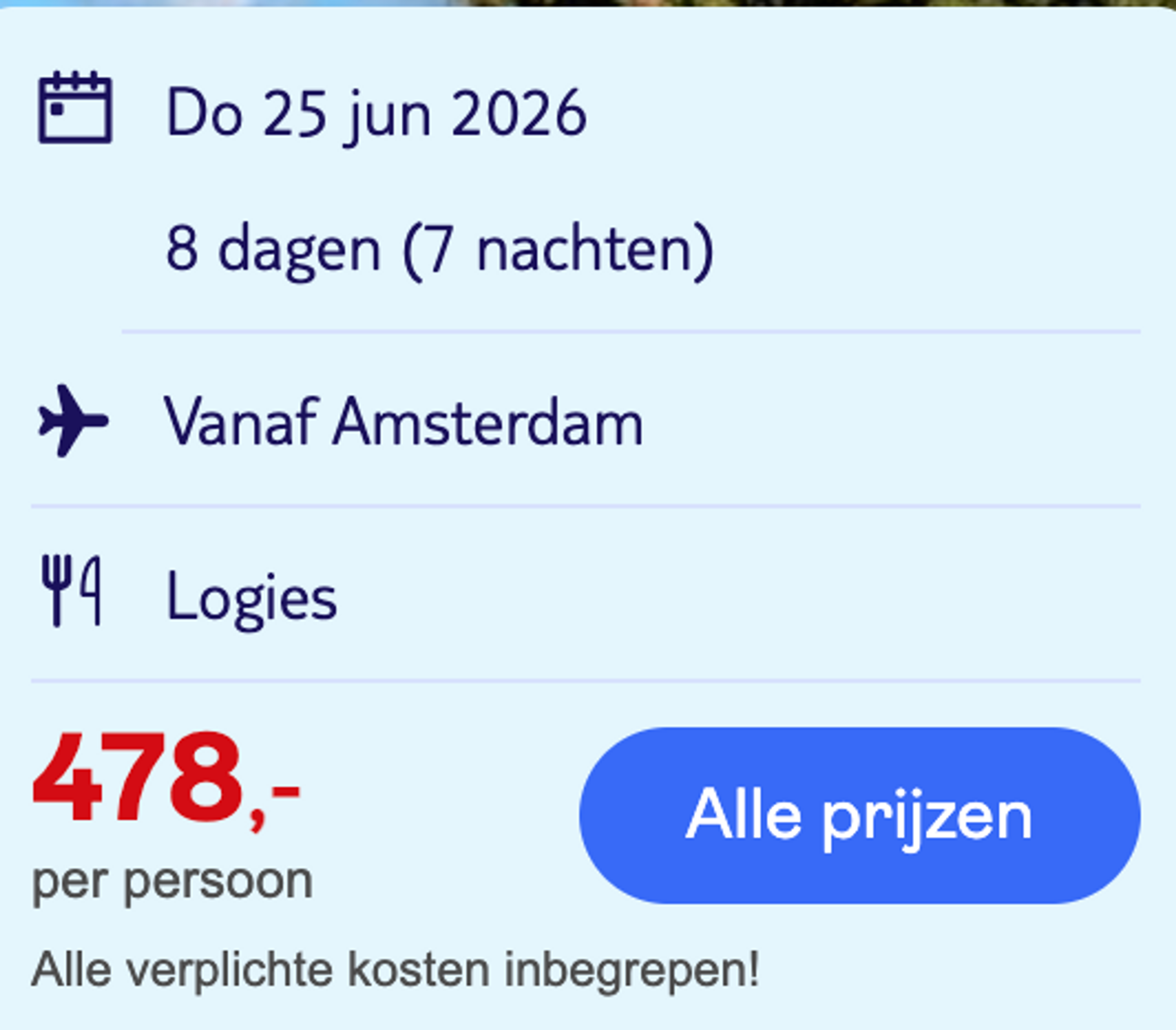 Boekingsvoorbeeld