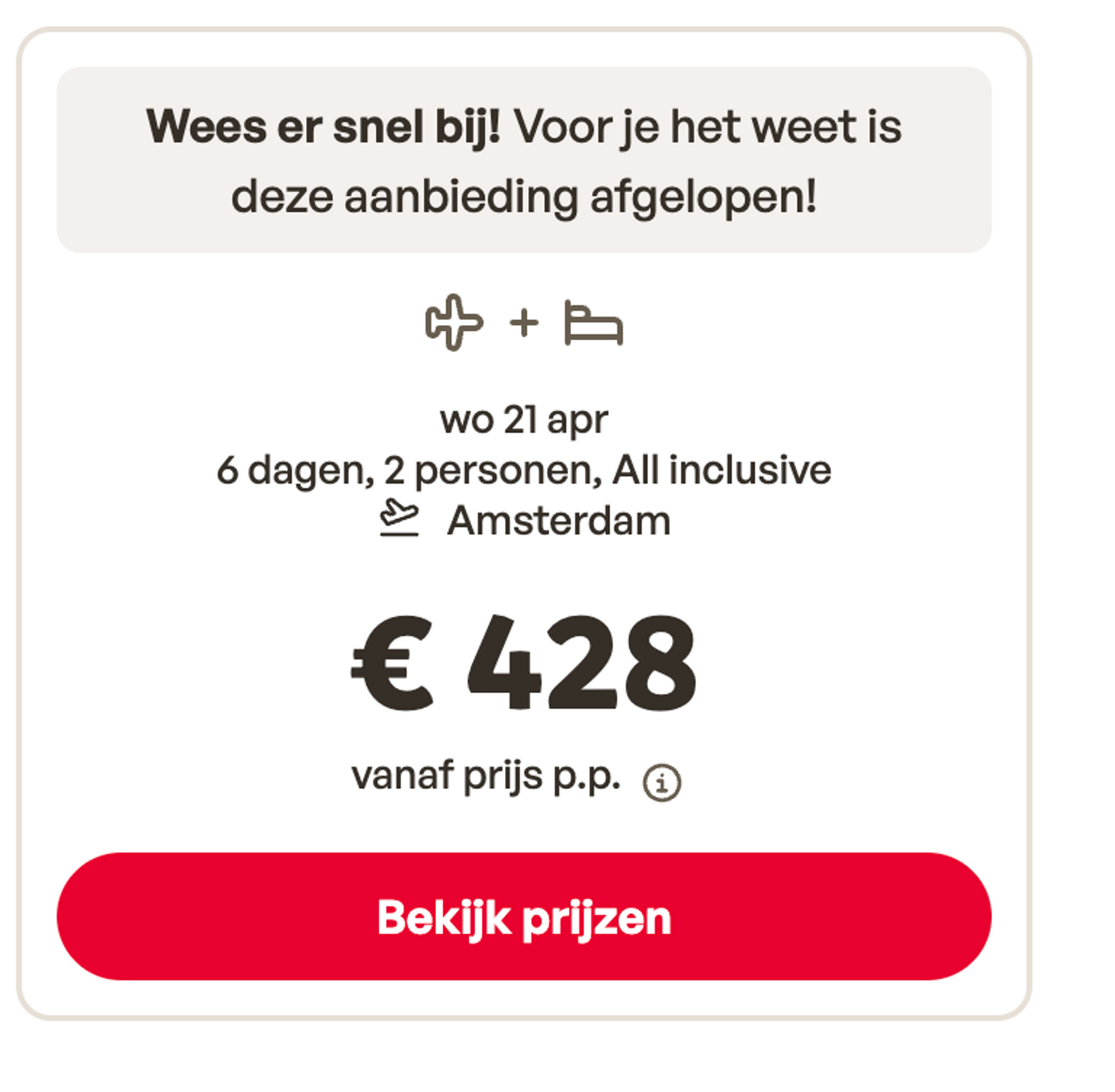 Boekingsvoorbeeld