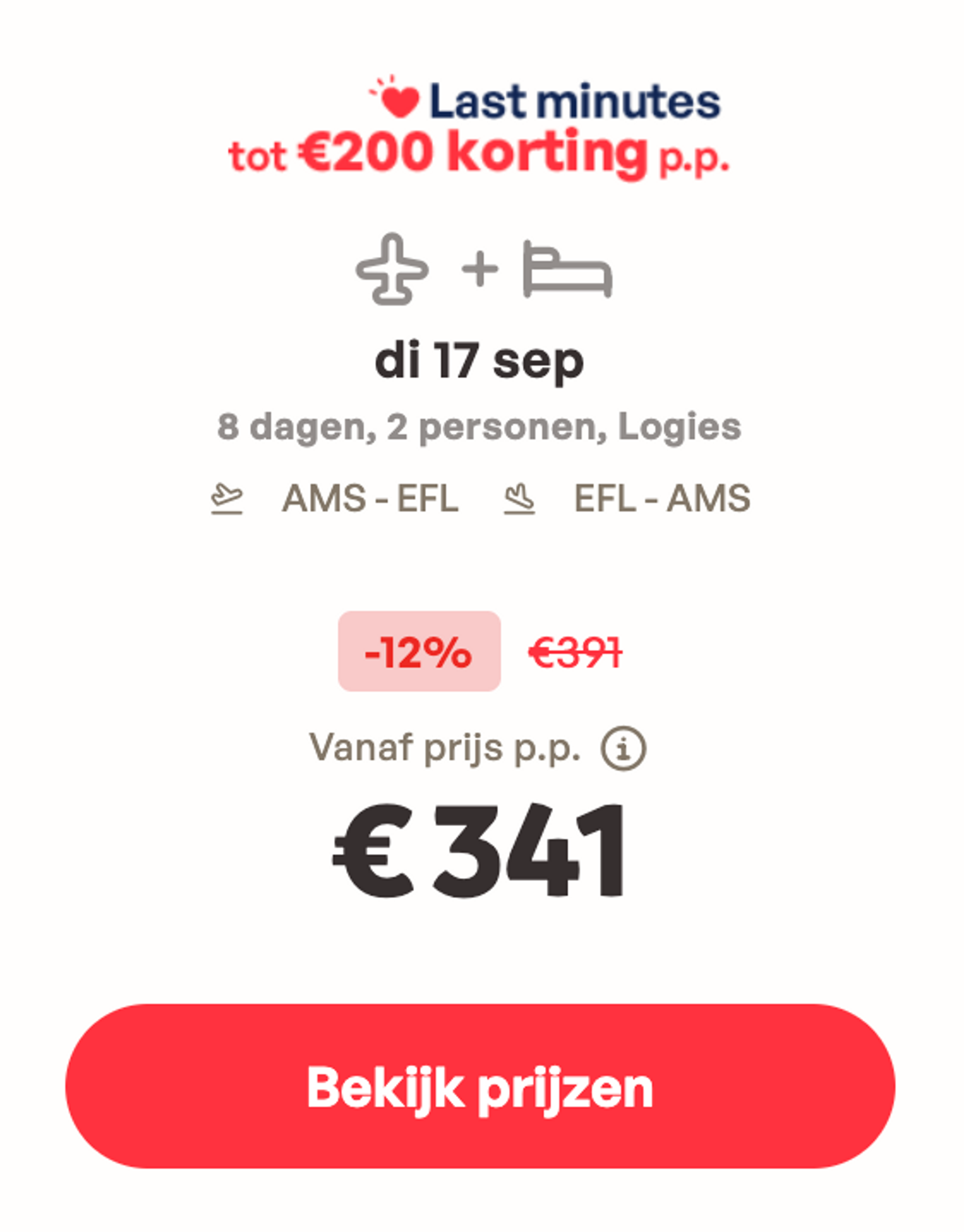 Boekingsvoorbeeld