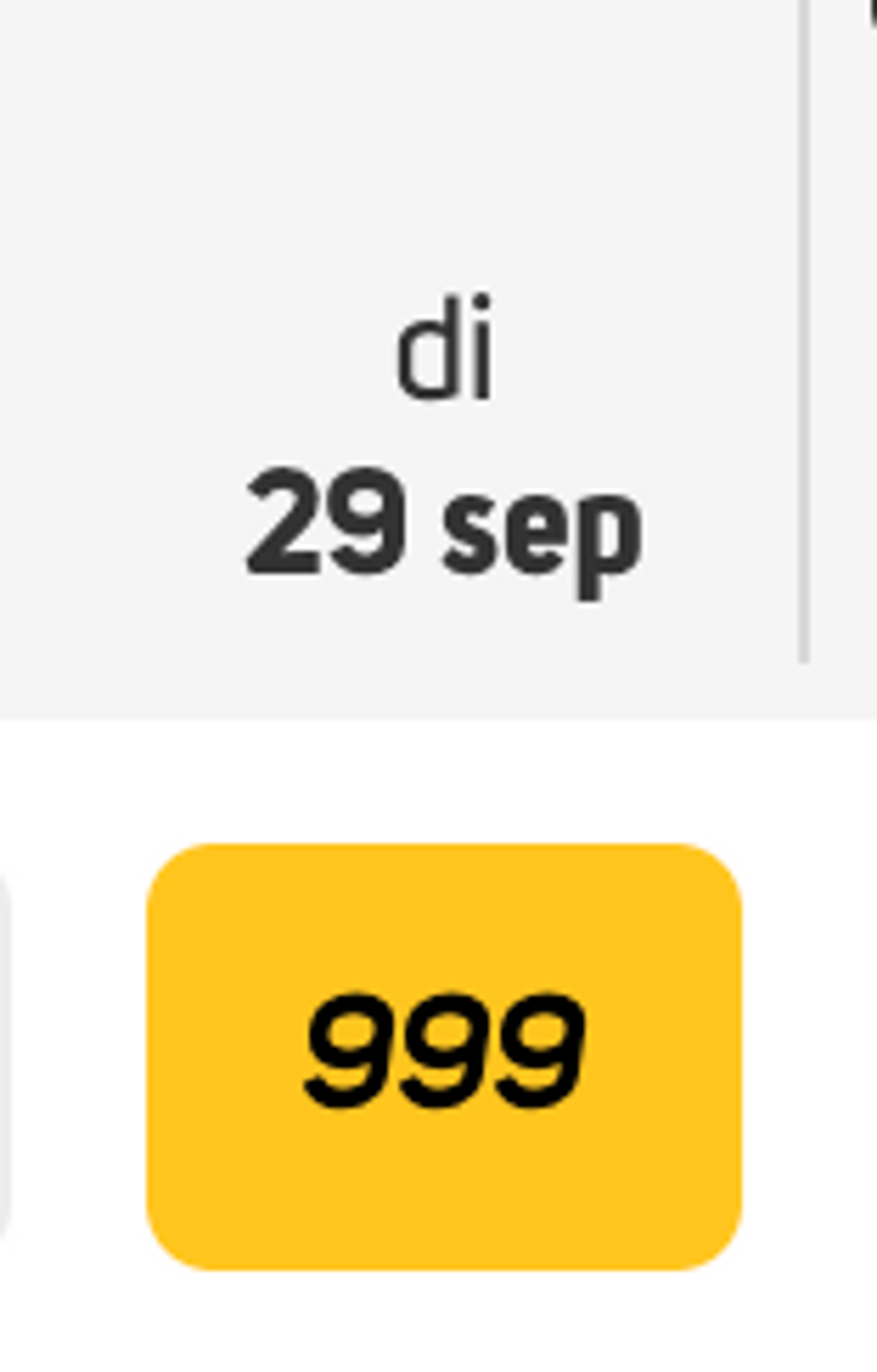 Boekingsvoorbeeld