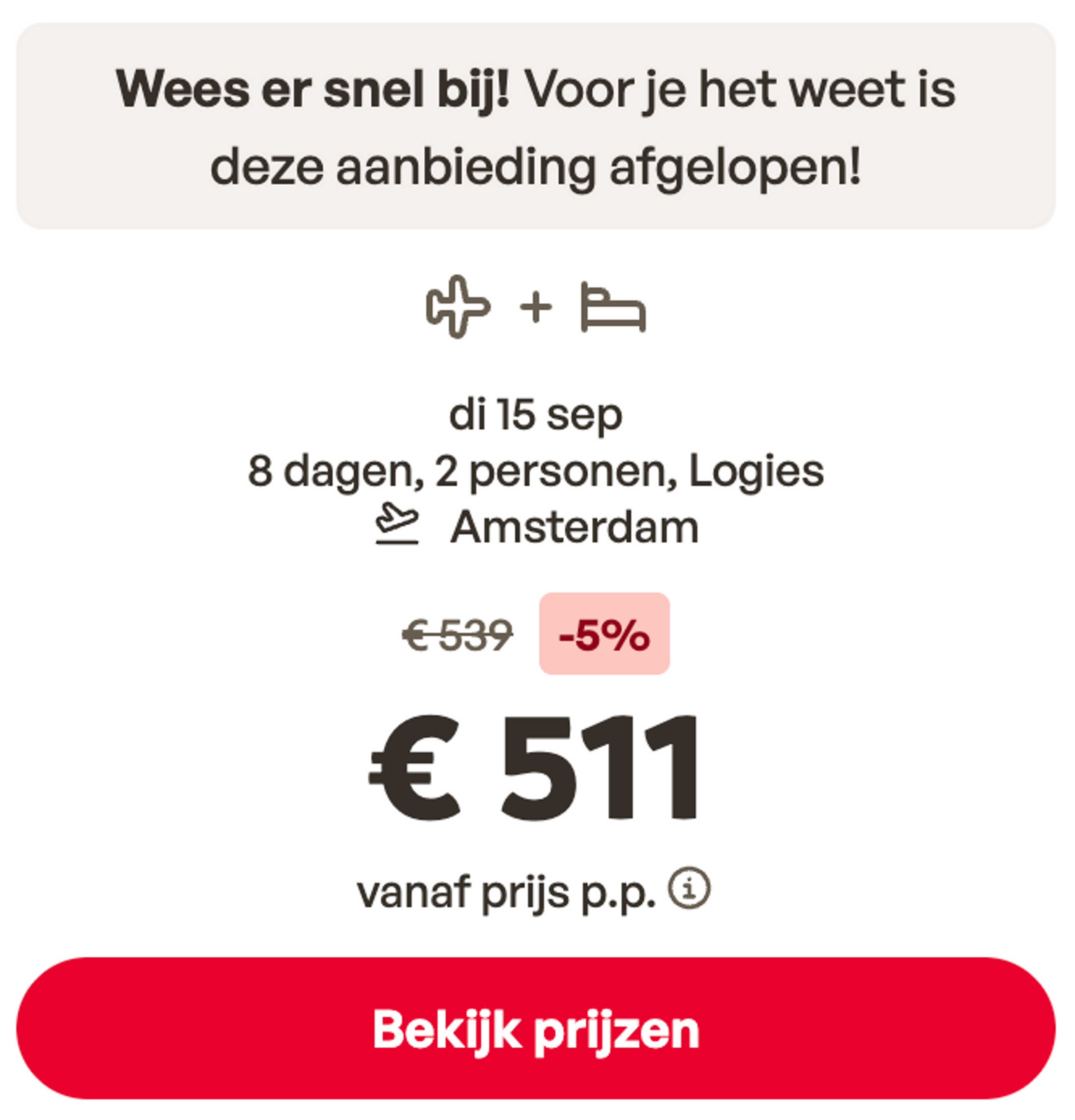 Boekingsvoorbeeld
