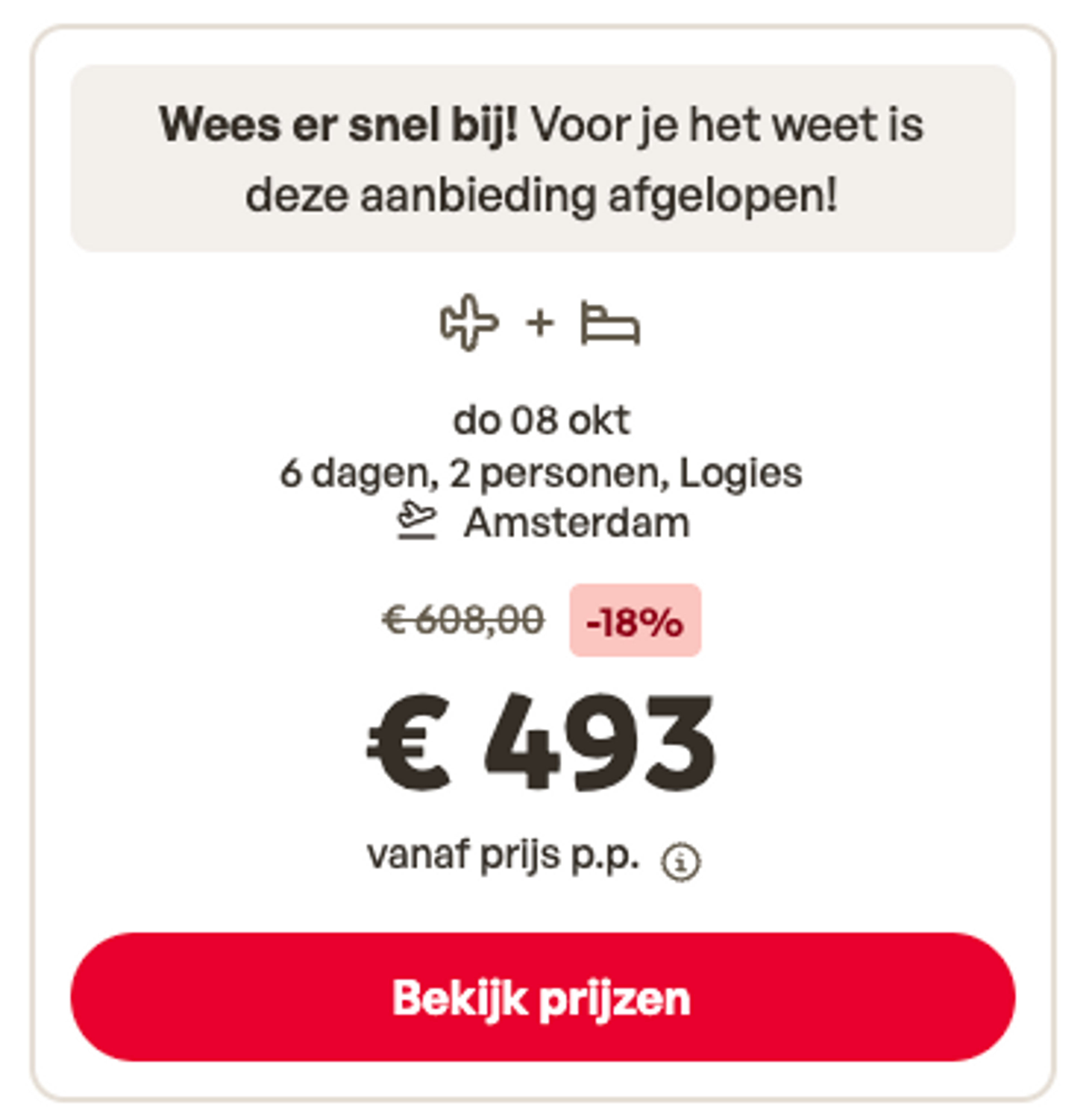 Boekingsvoorbeeld