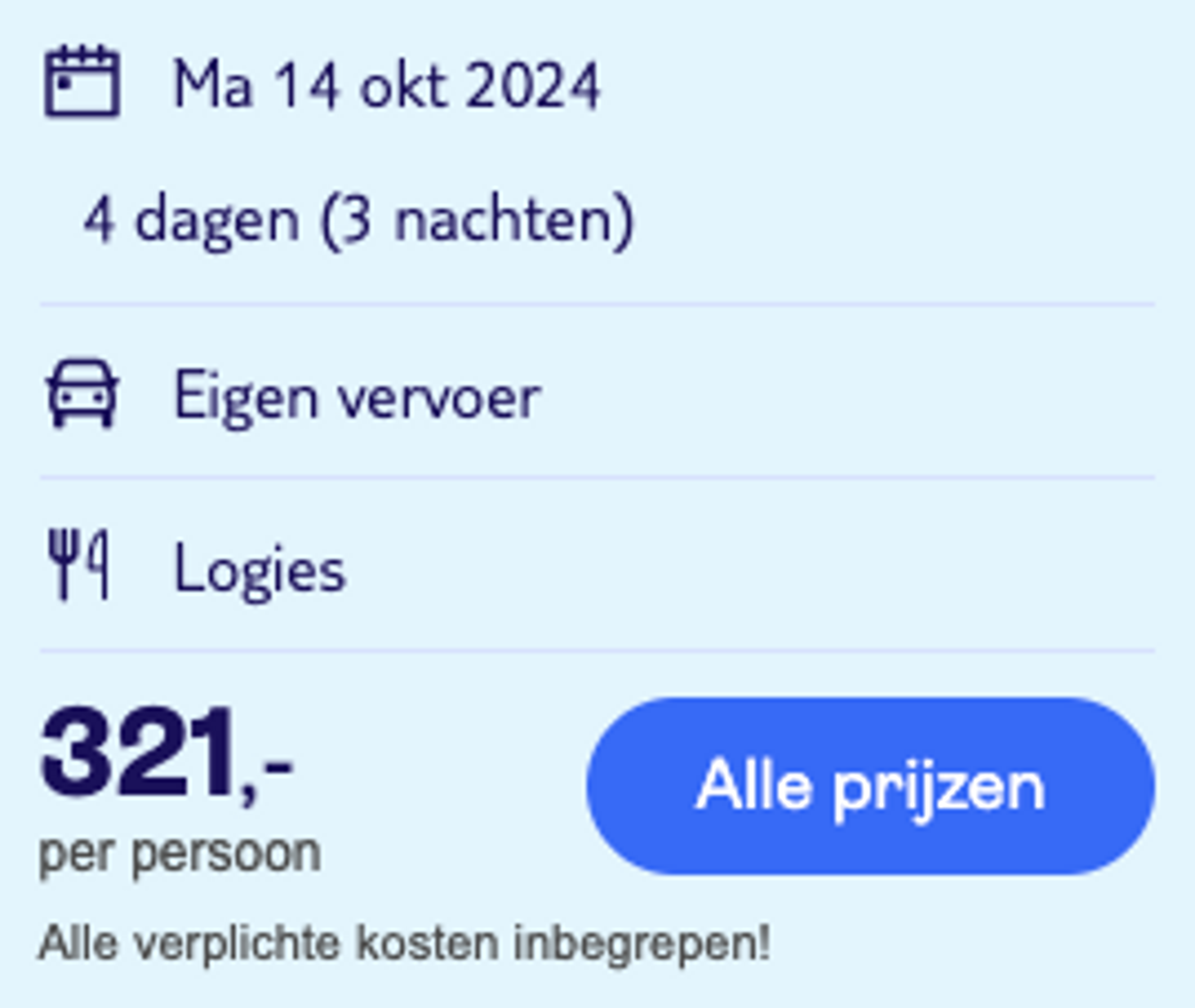 Boekingsvoorbeeld