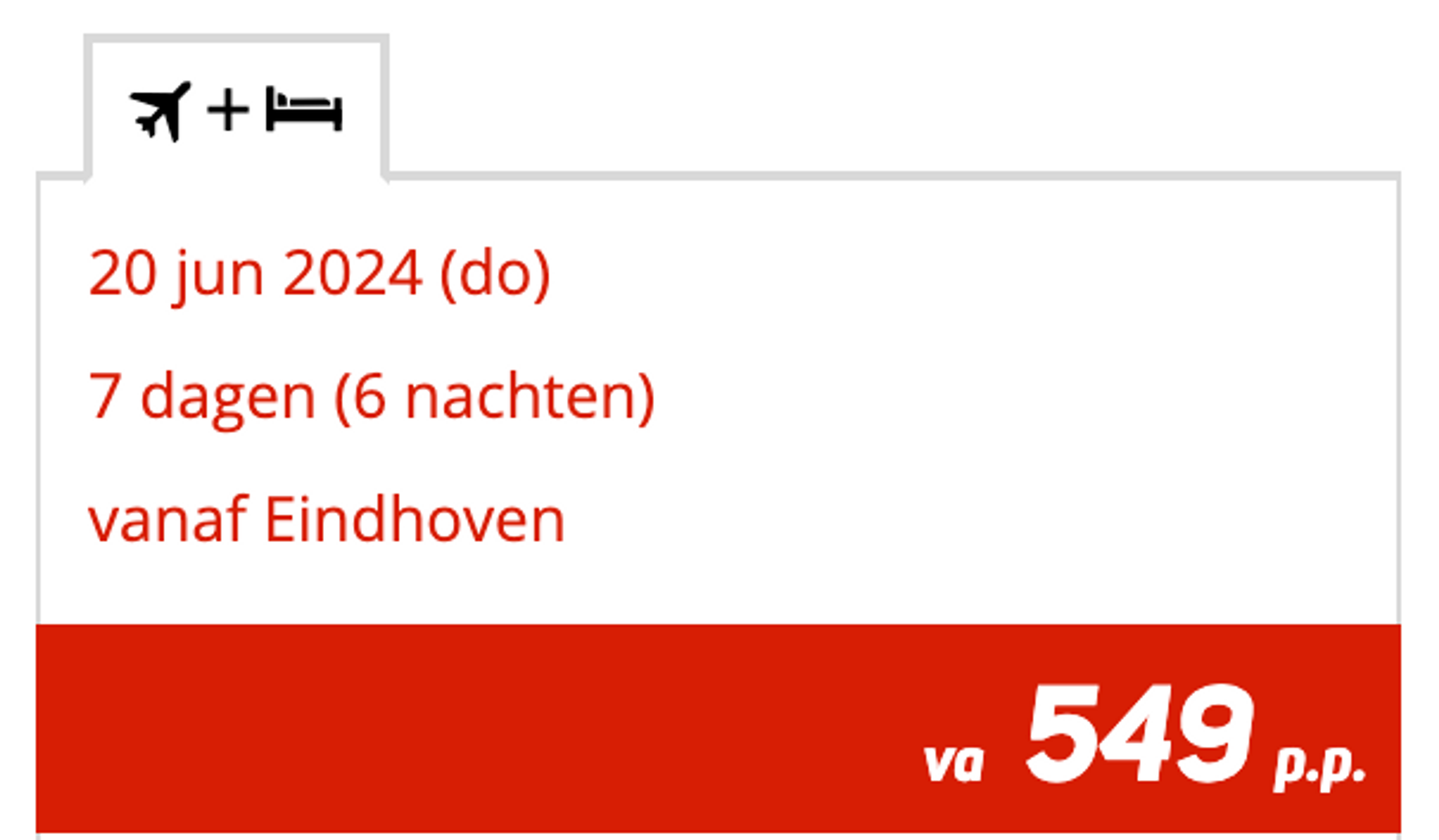 Boekingsvoorbeeld