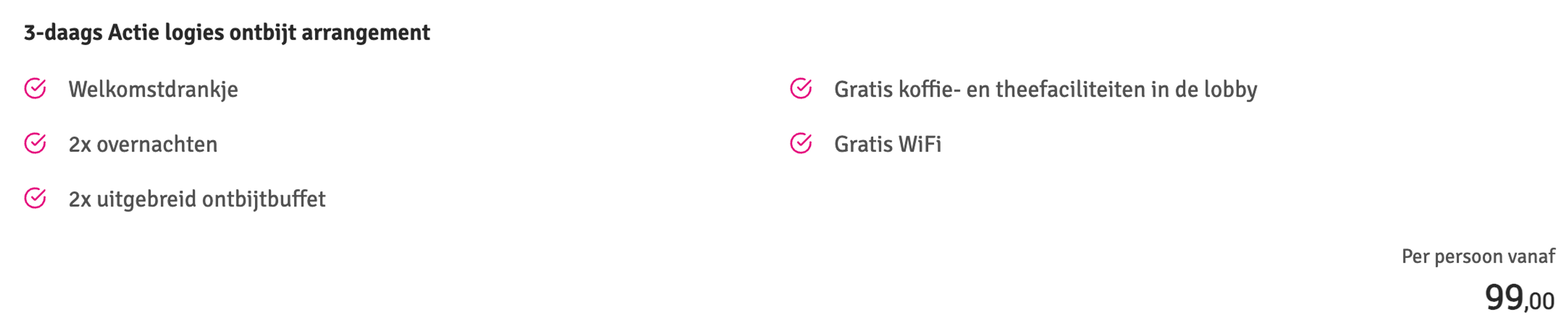 Boekingsvoorbeeld