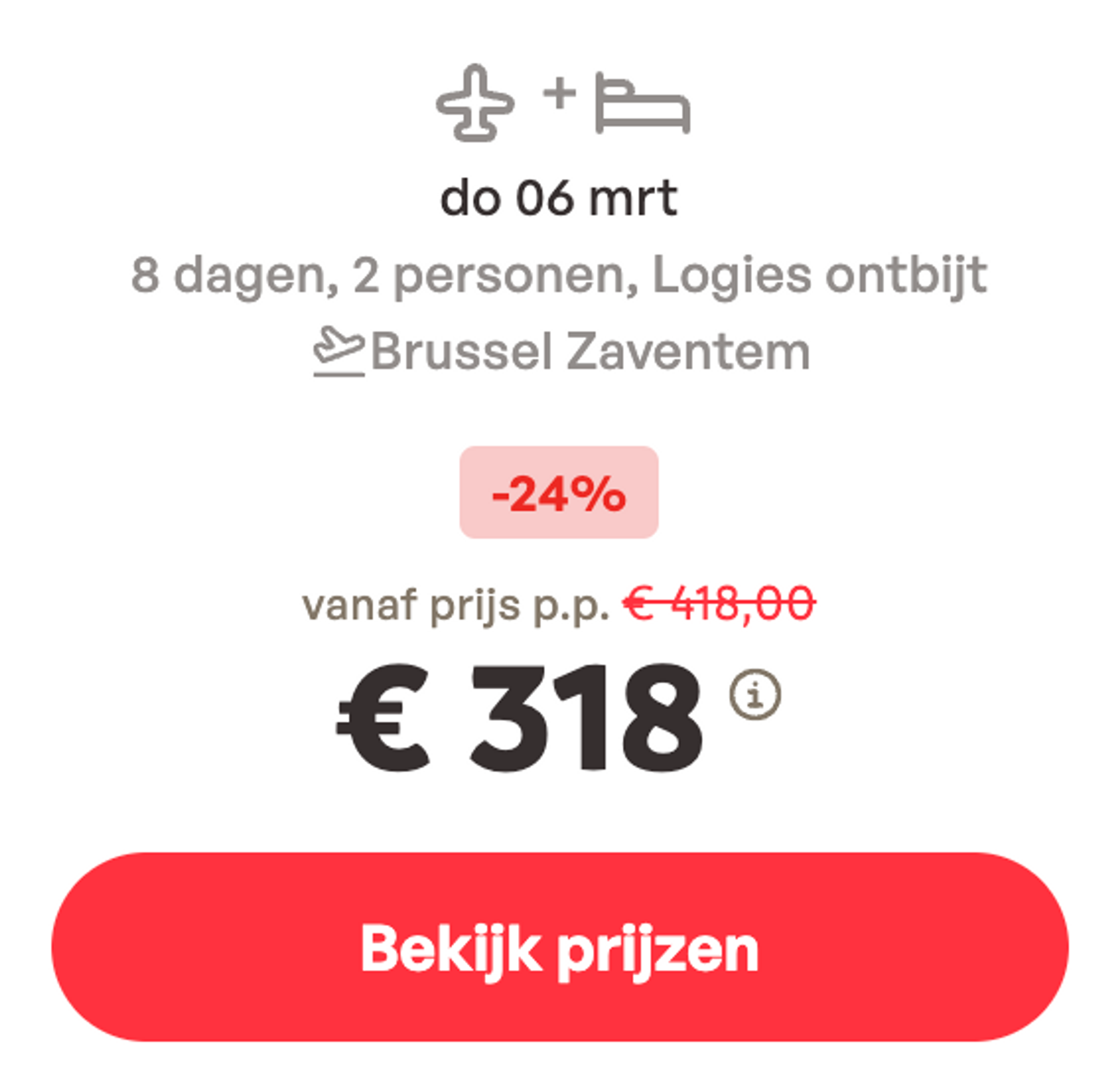 Boekingsvoorbeeld