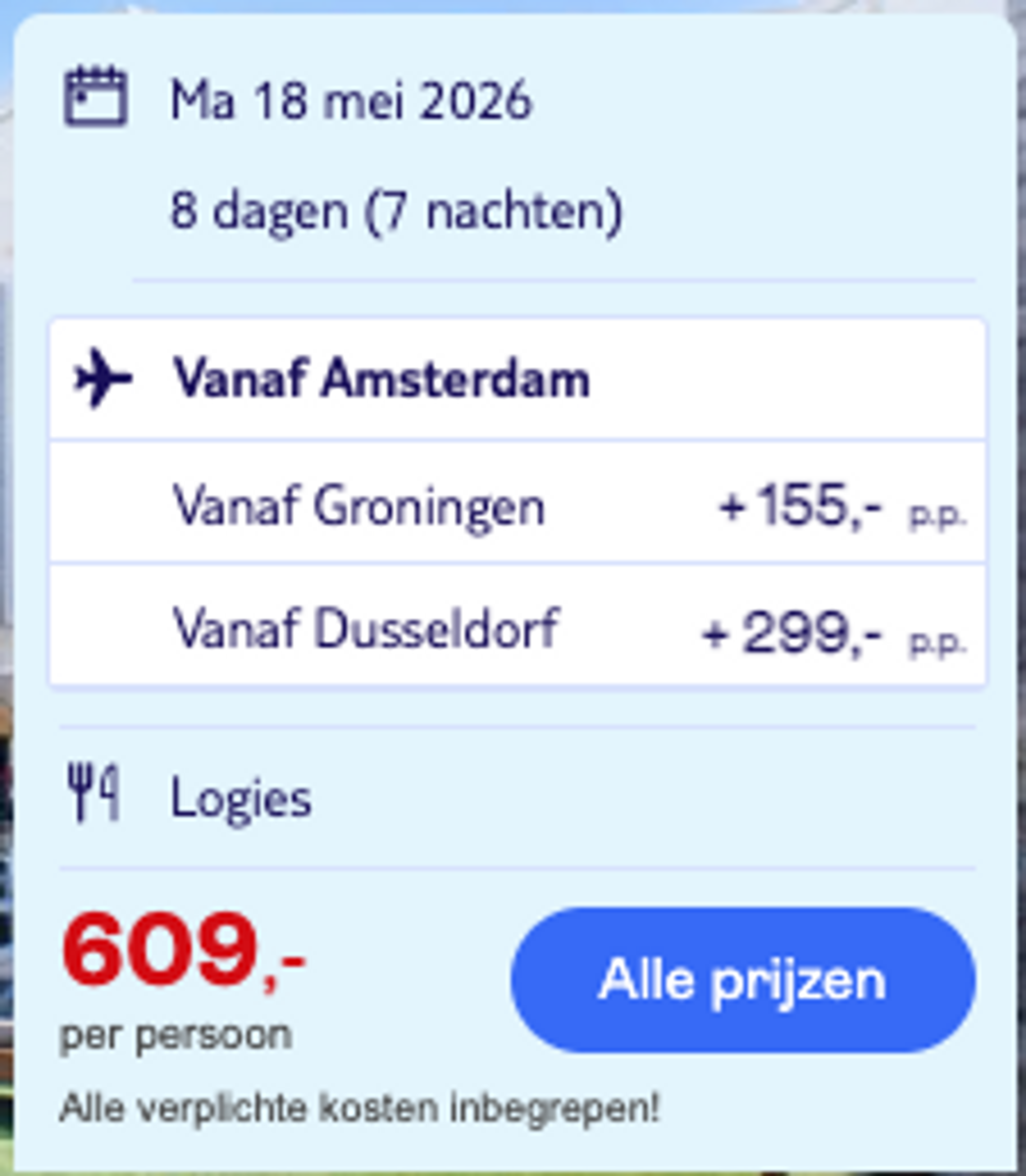 Boekingsvoorbeeld
