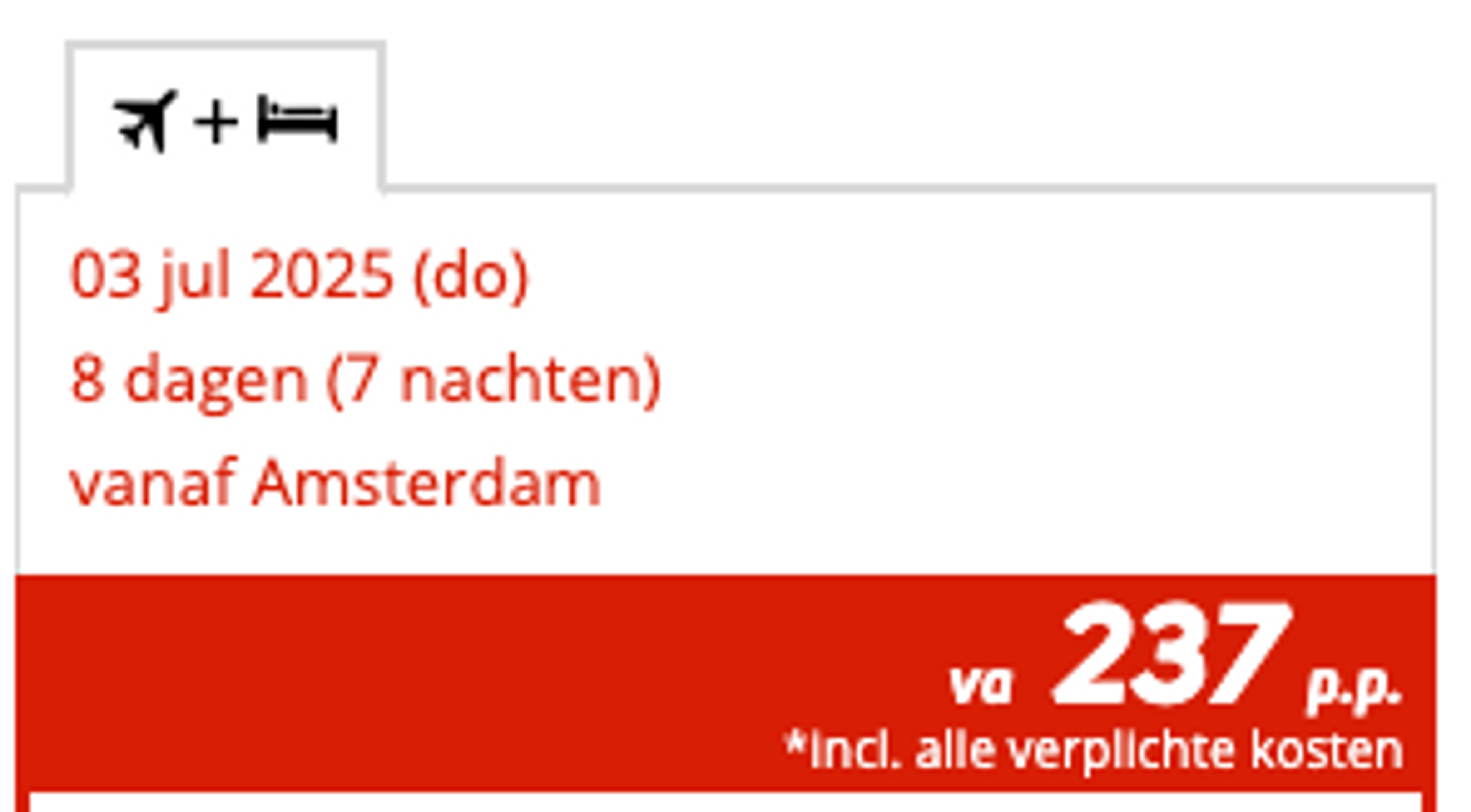 Boekingsvoorbeeld
