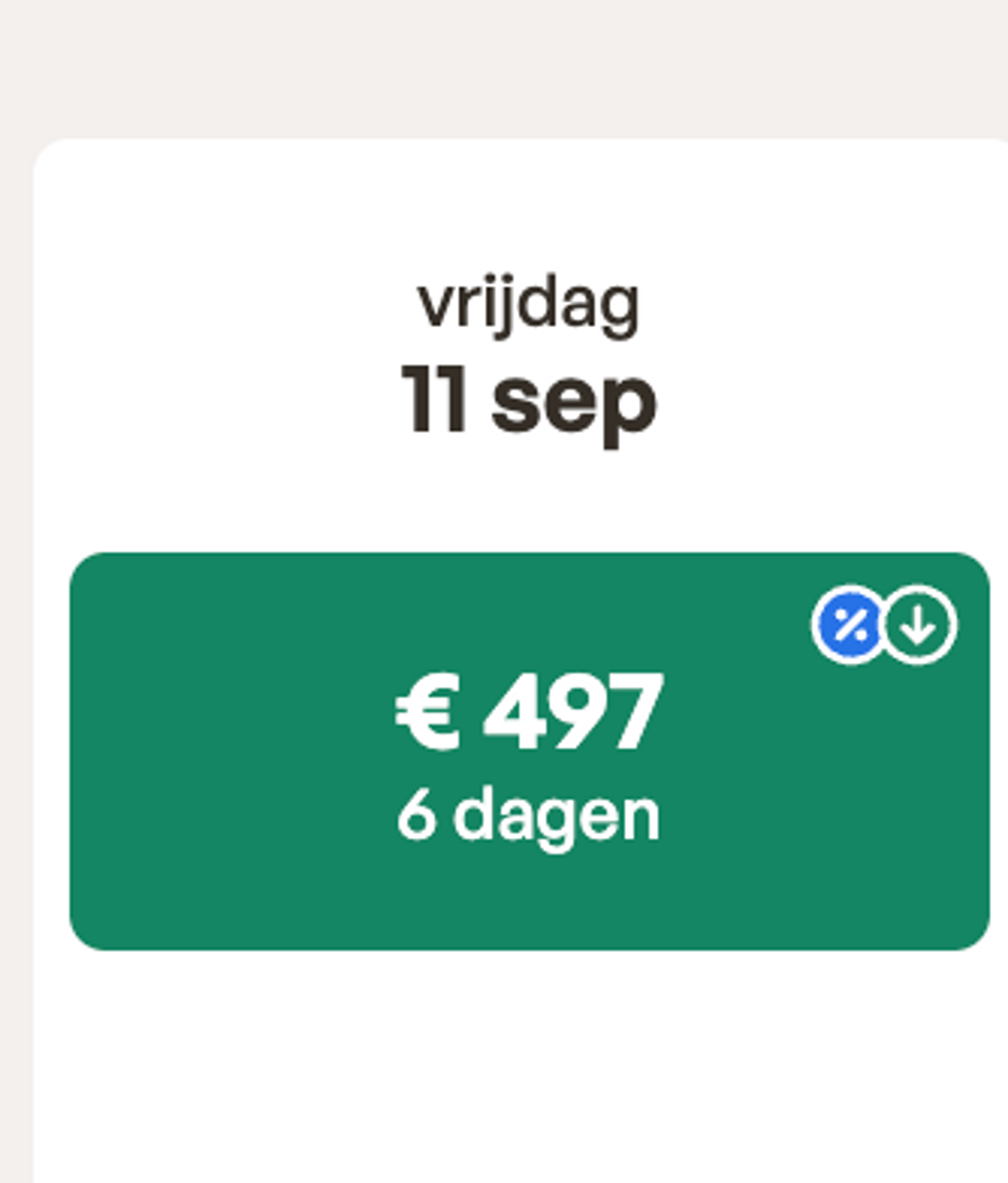 Boekingsvoorbeeld