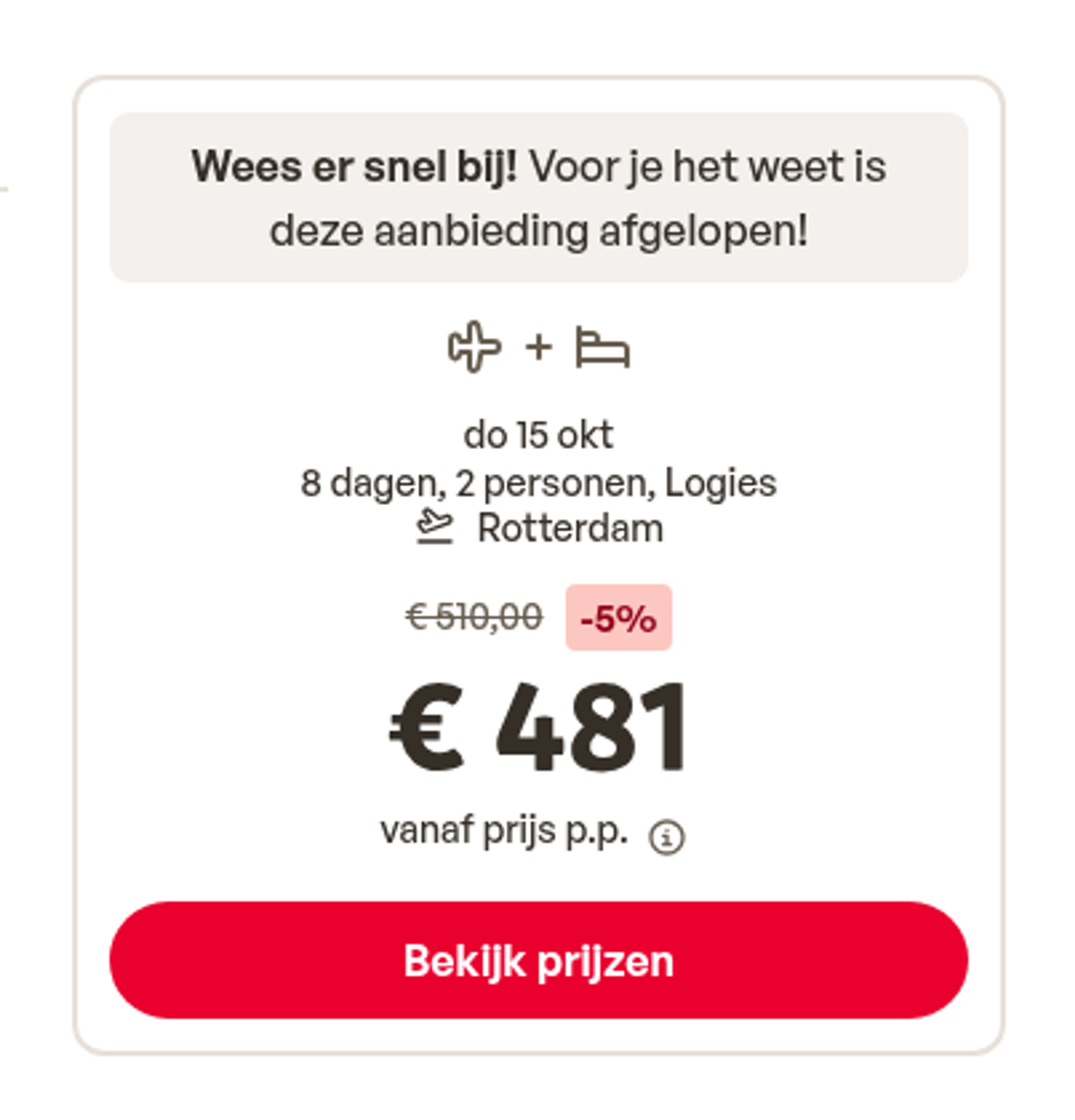 Boekingsvoorbeeld