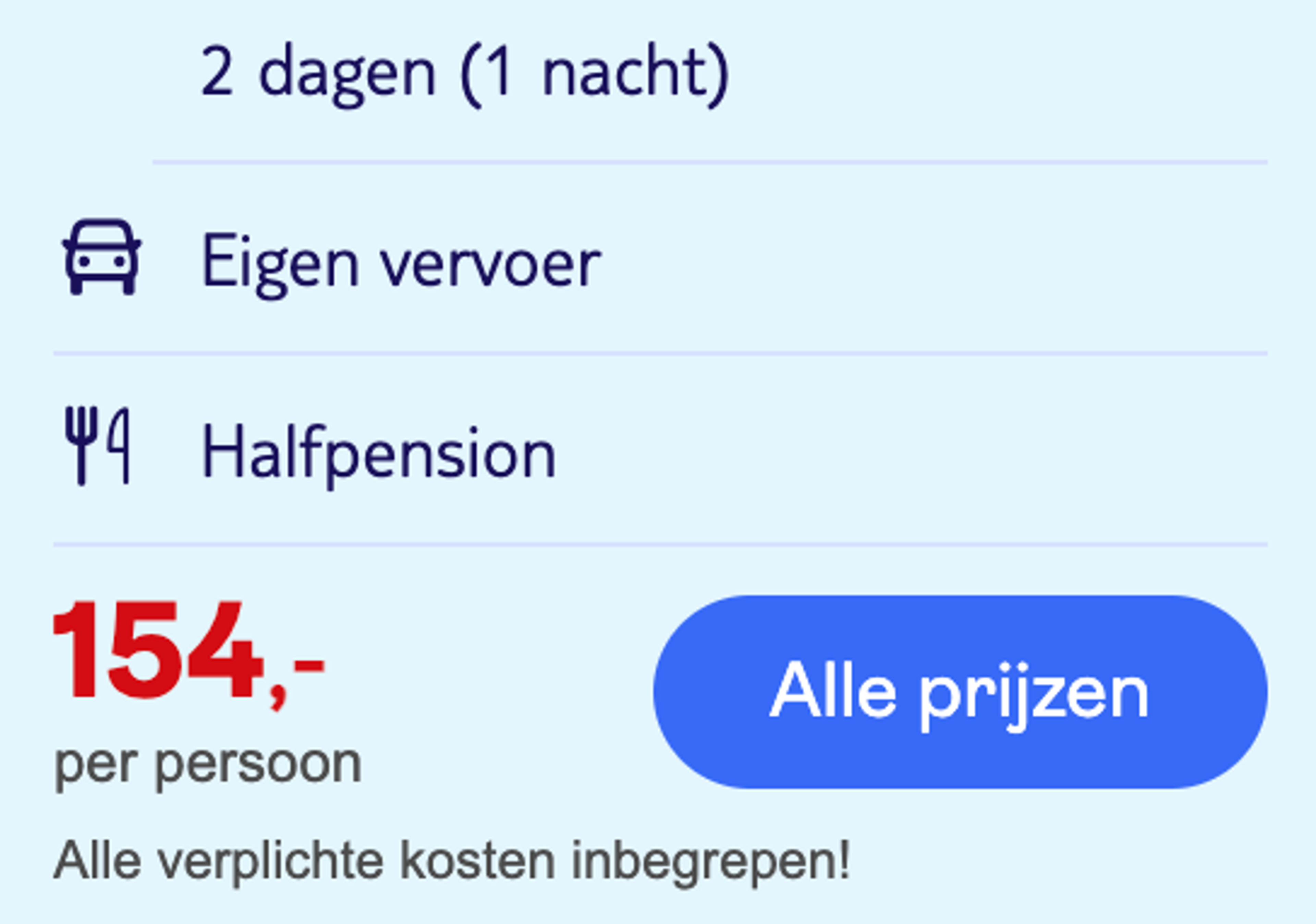 Boekingsvoorbeeld