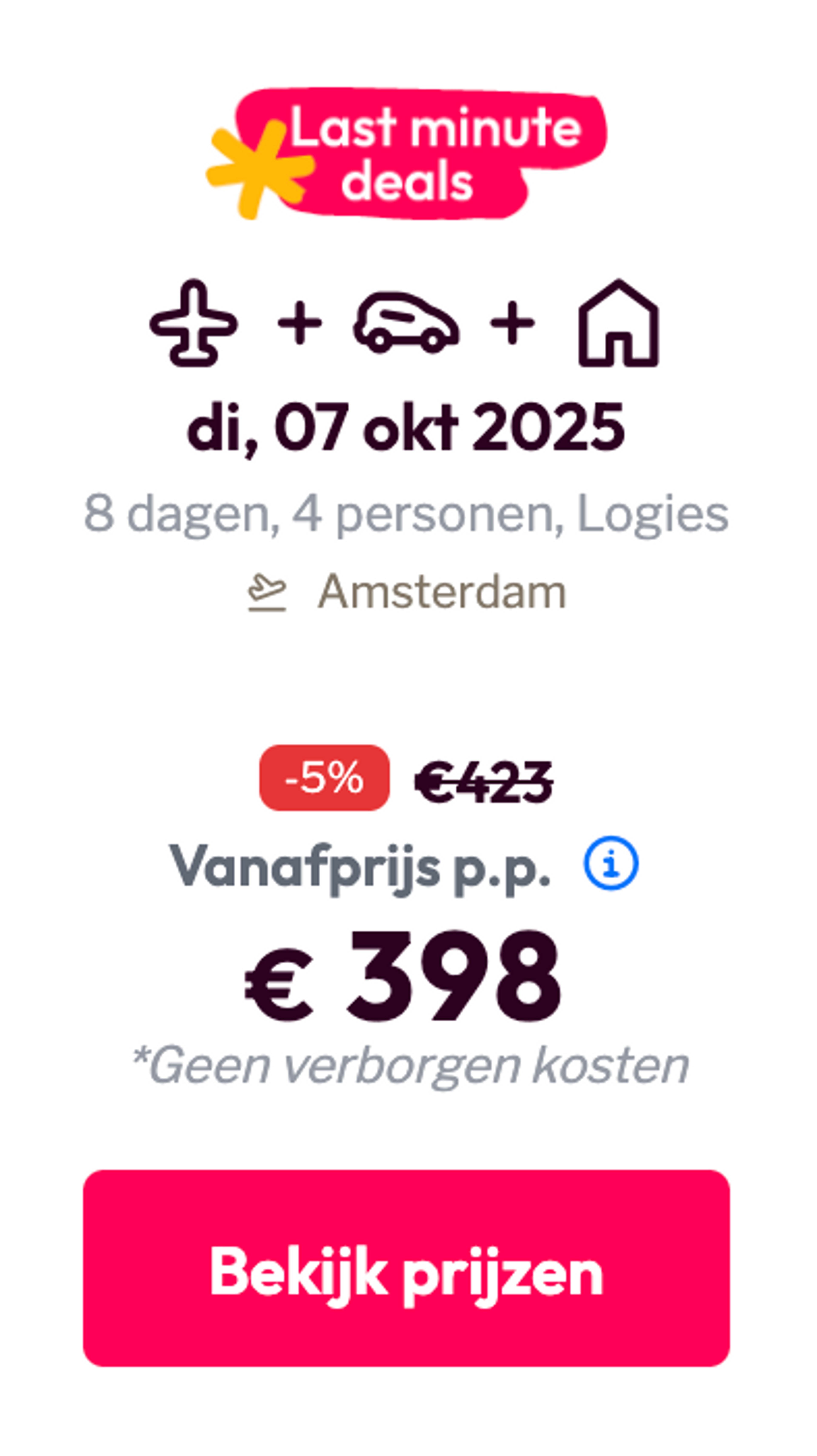 Boekingsvoorbeeld