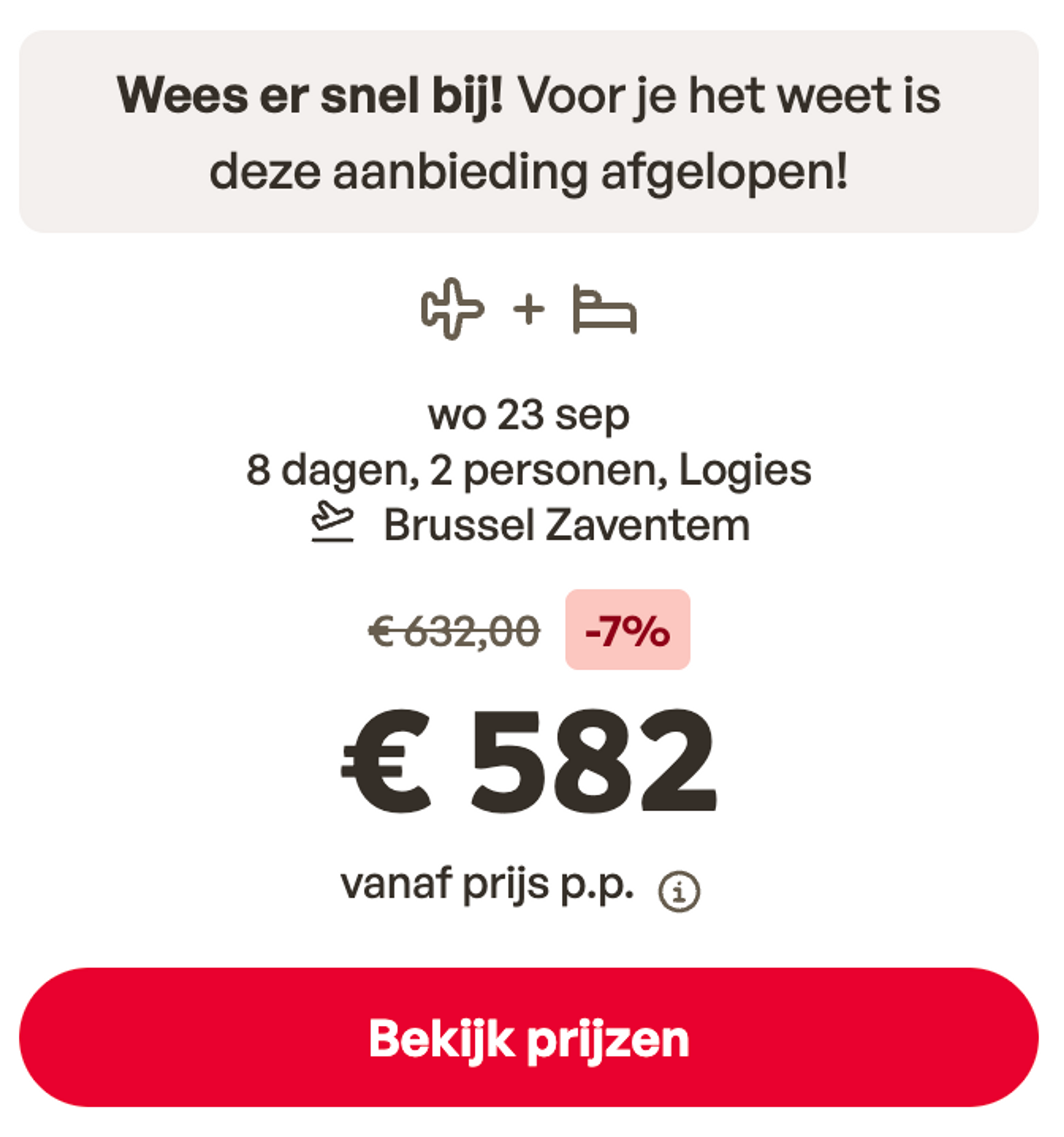 Boekingsvoorbeeld