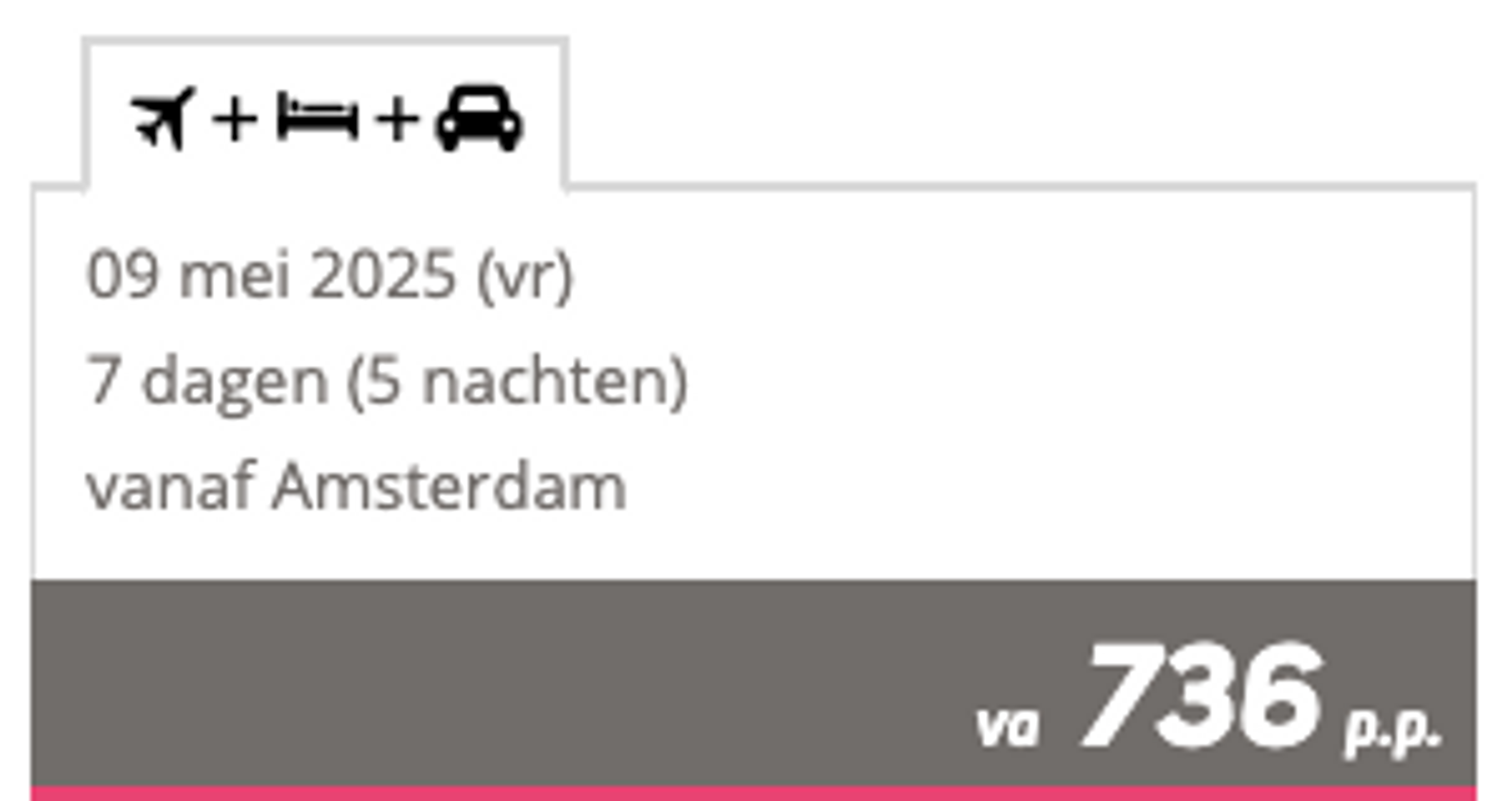 Boekingsvoorbeeld