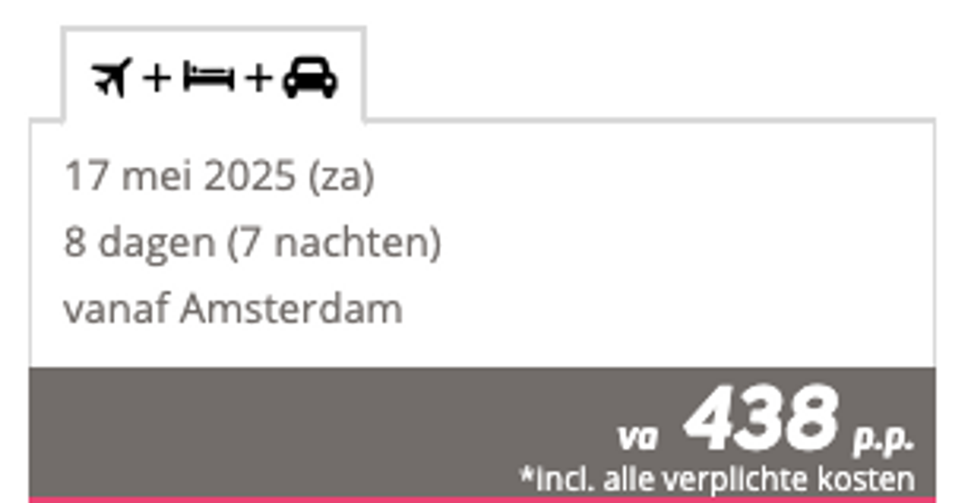 Boekingsvoorbeeld