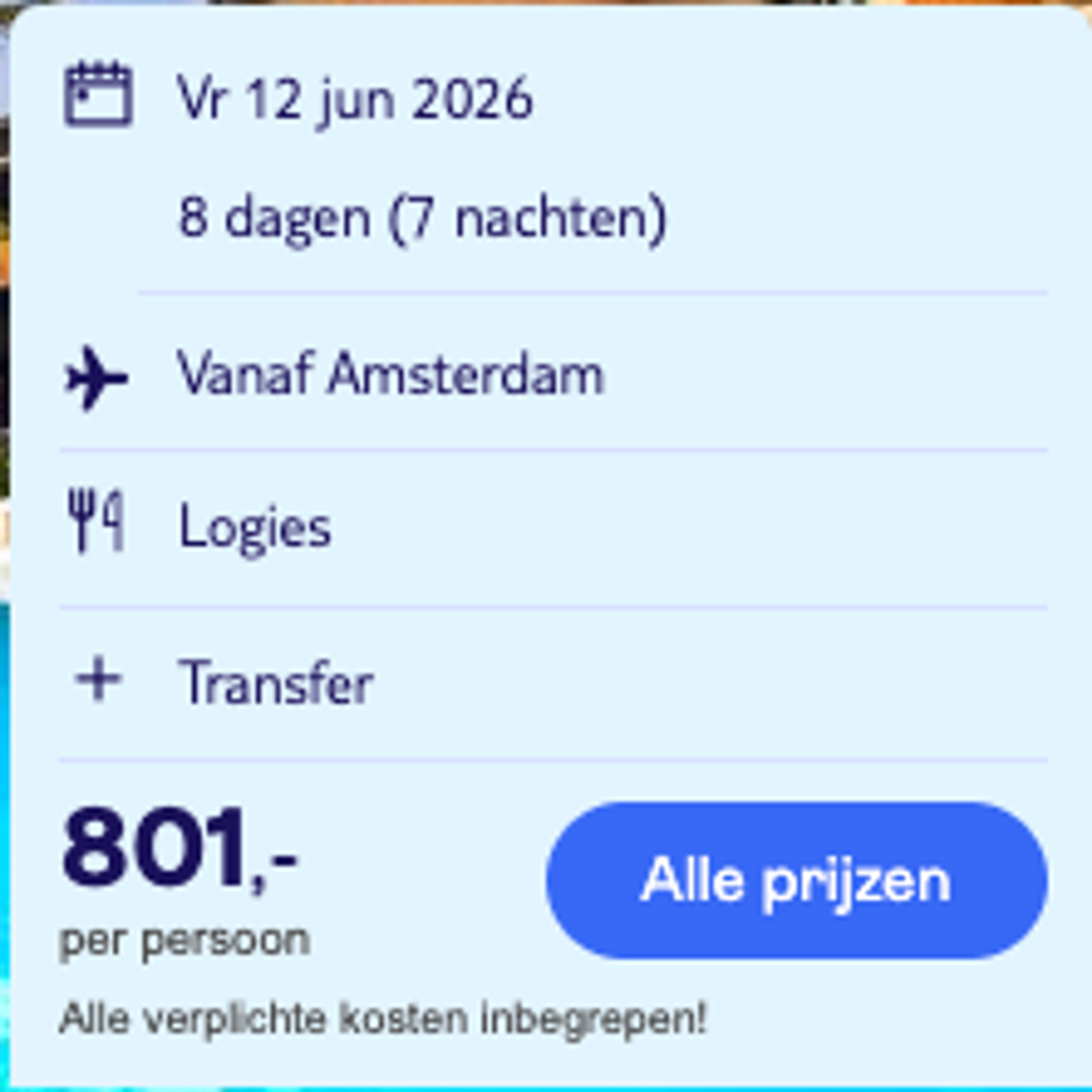 Boekingsvoorbeeld