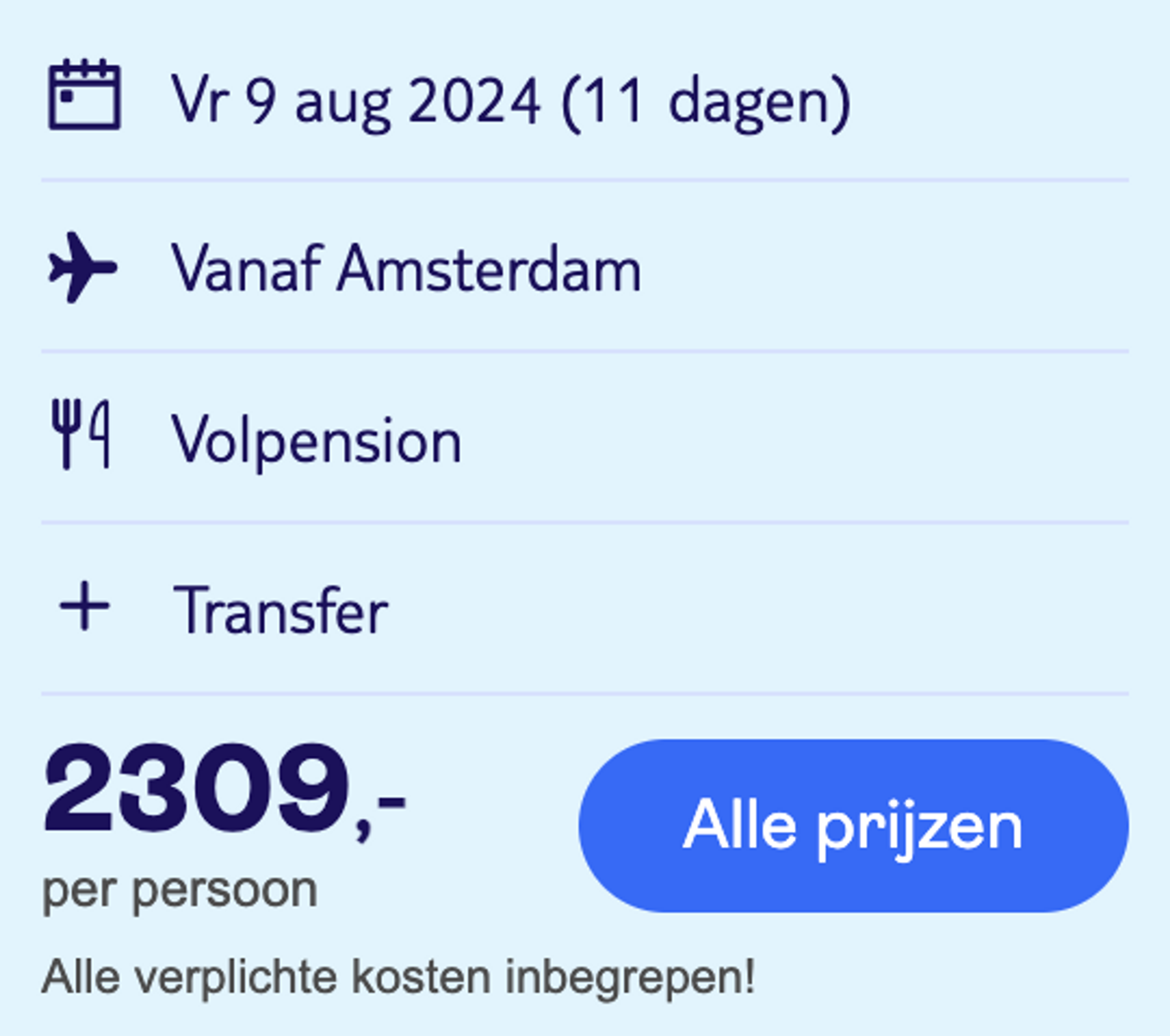 Boekingsvoorbeeld