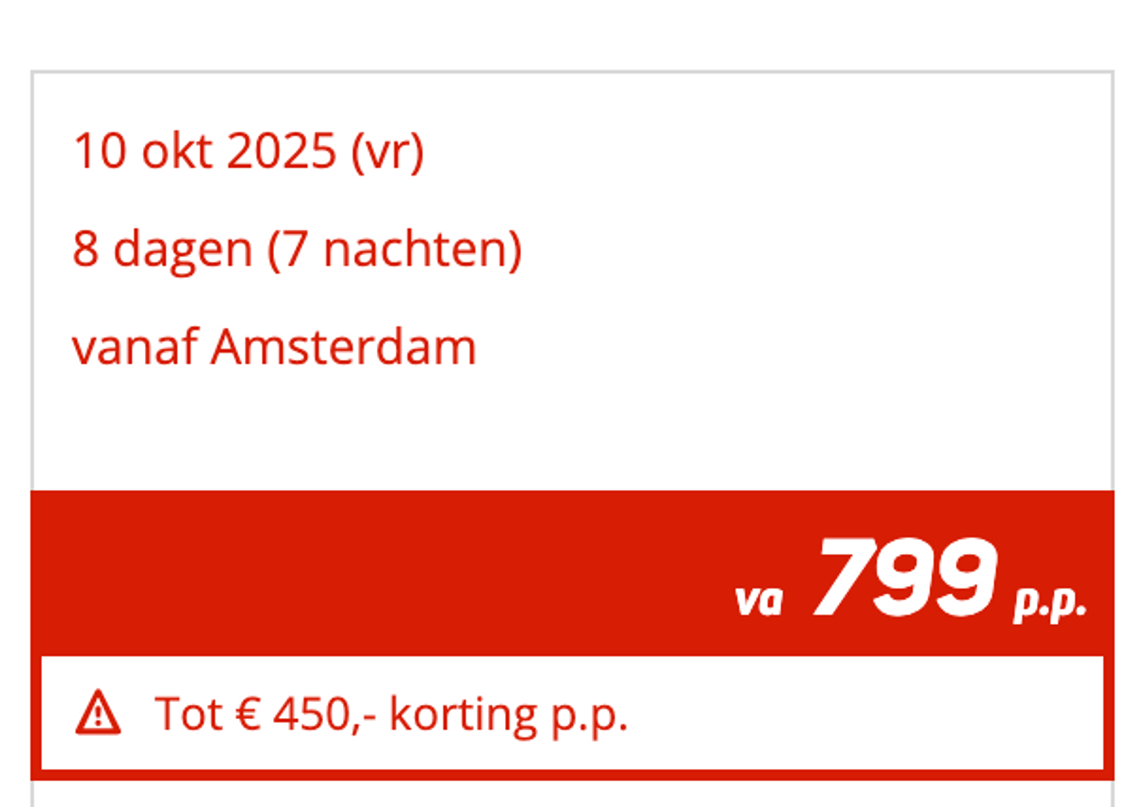 Boekingsvoorbeeld