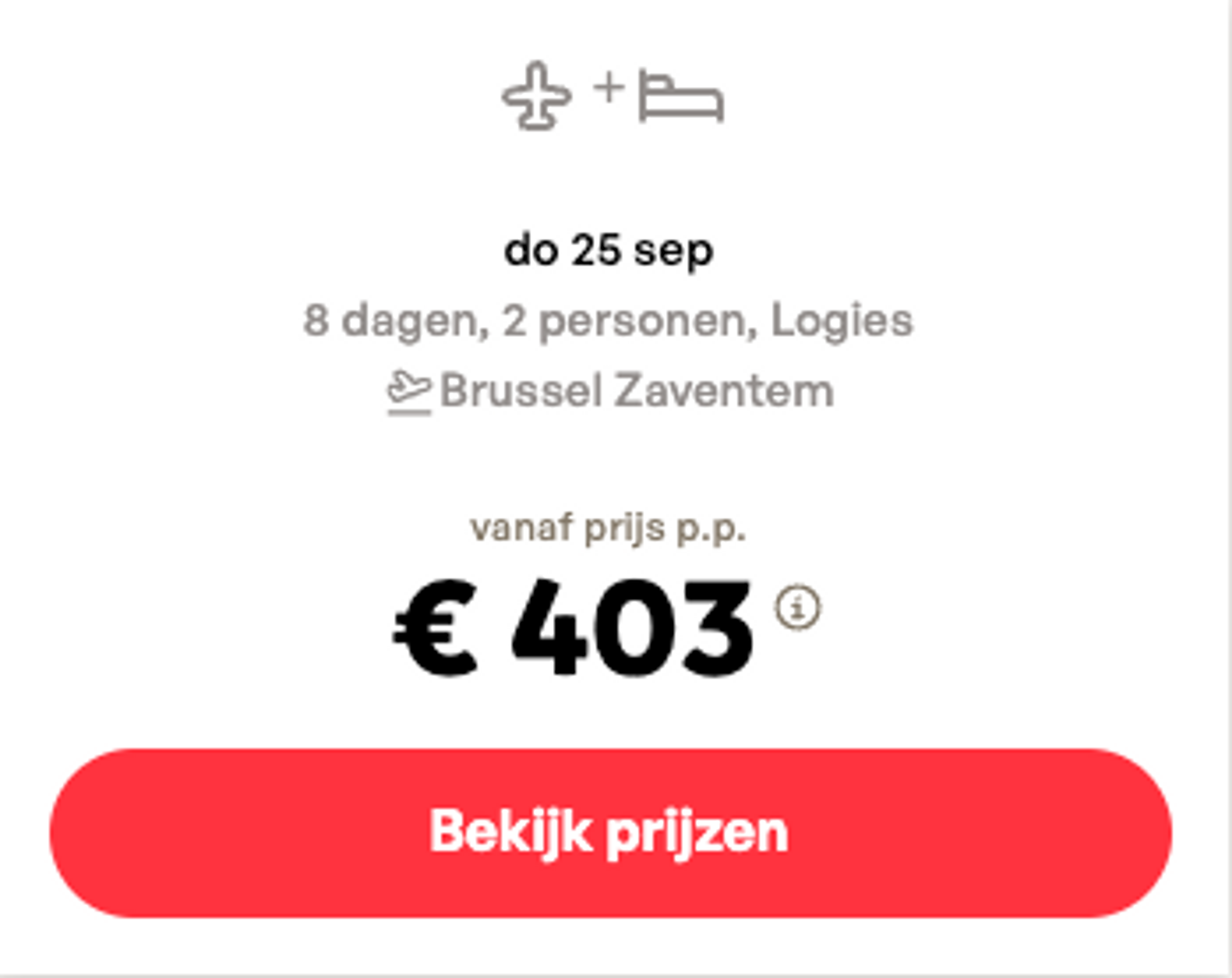 Boekingsvoorbeeld