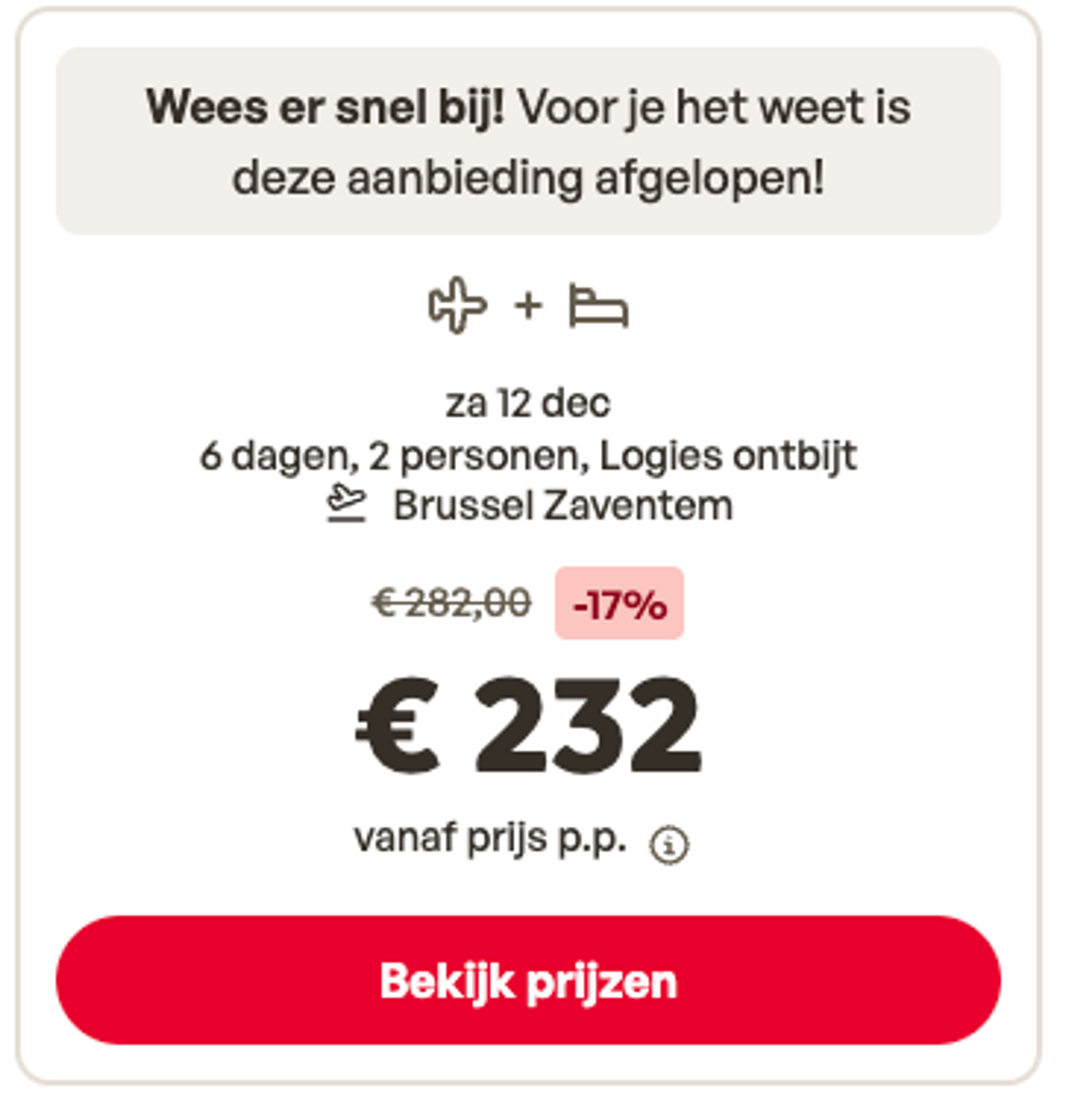 Boekingsvoorbeeld