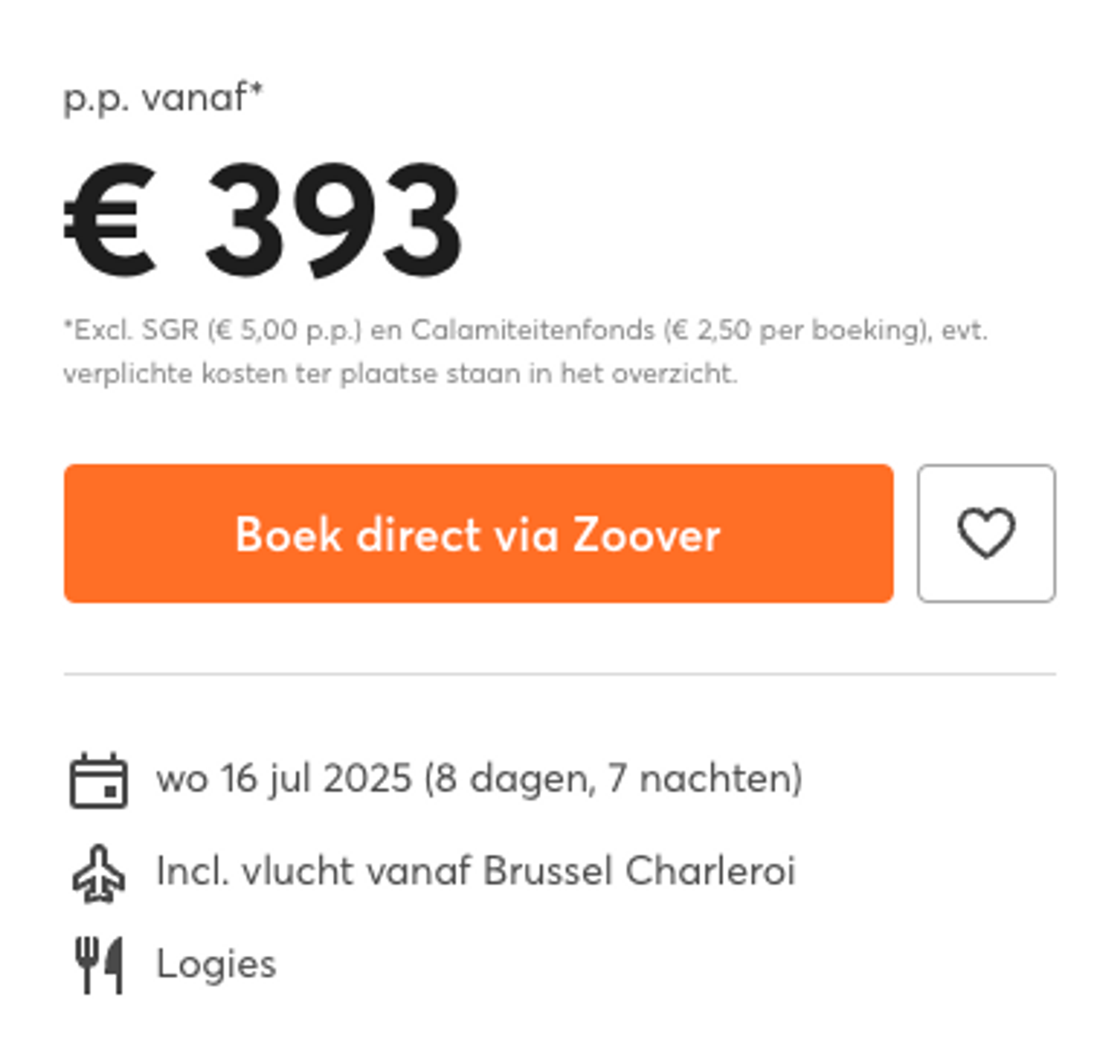 Boekingsvoorbeeld