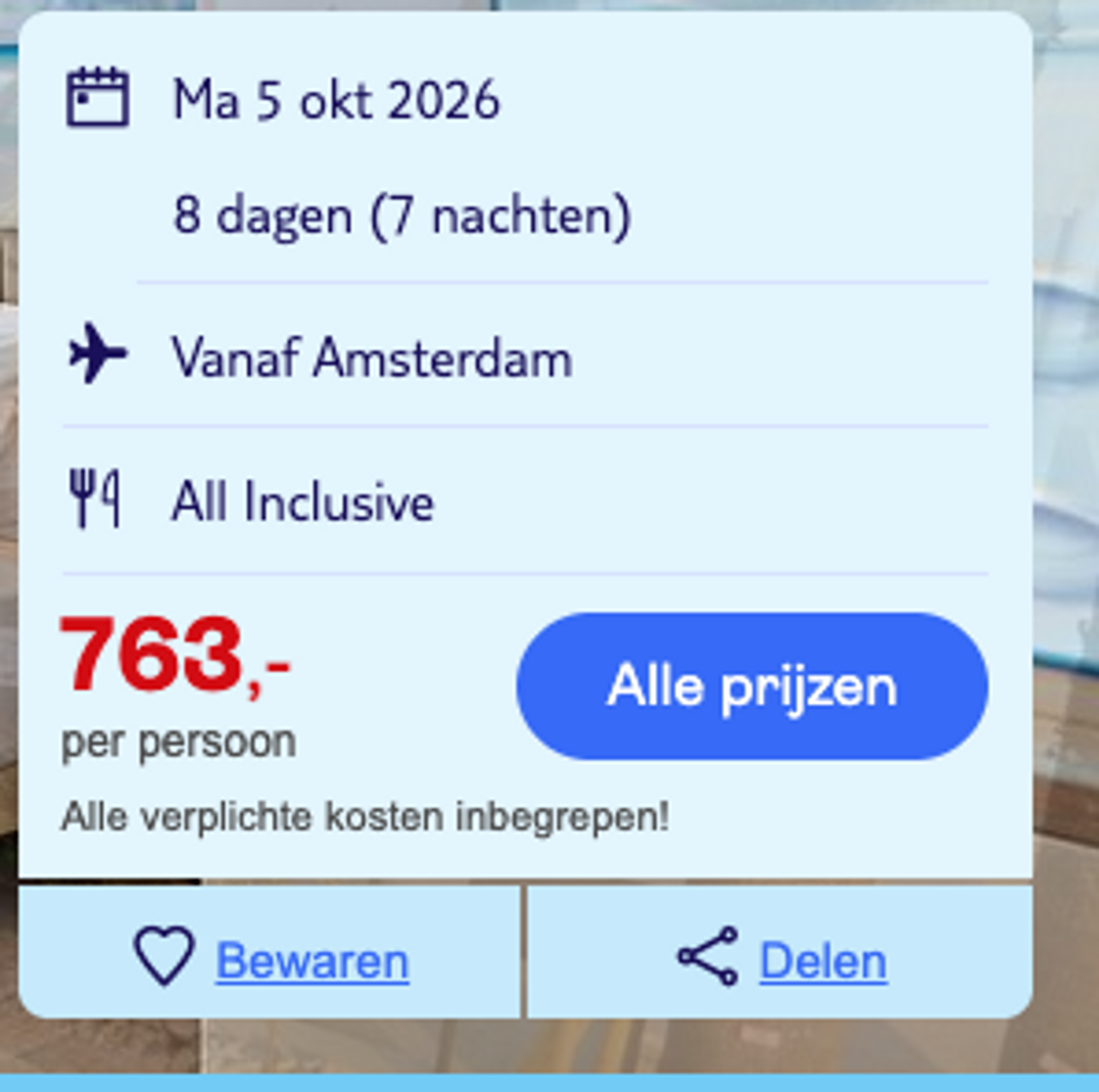 Boekingsvoorbeeld