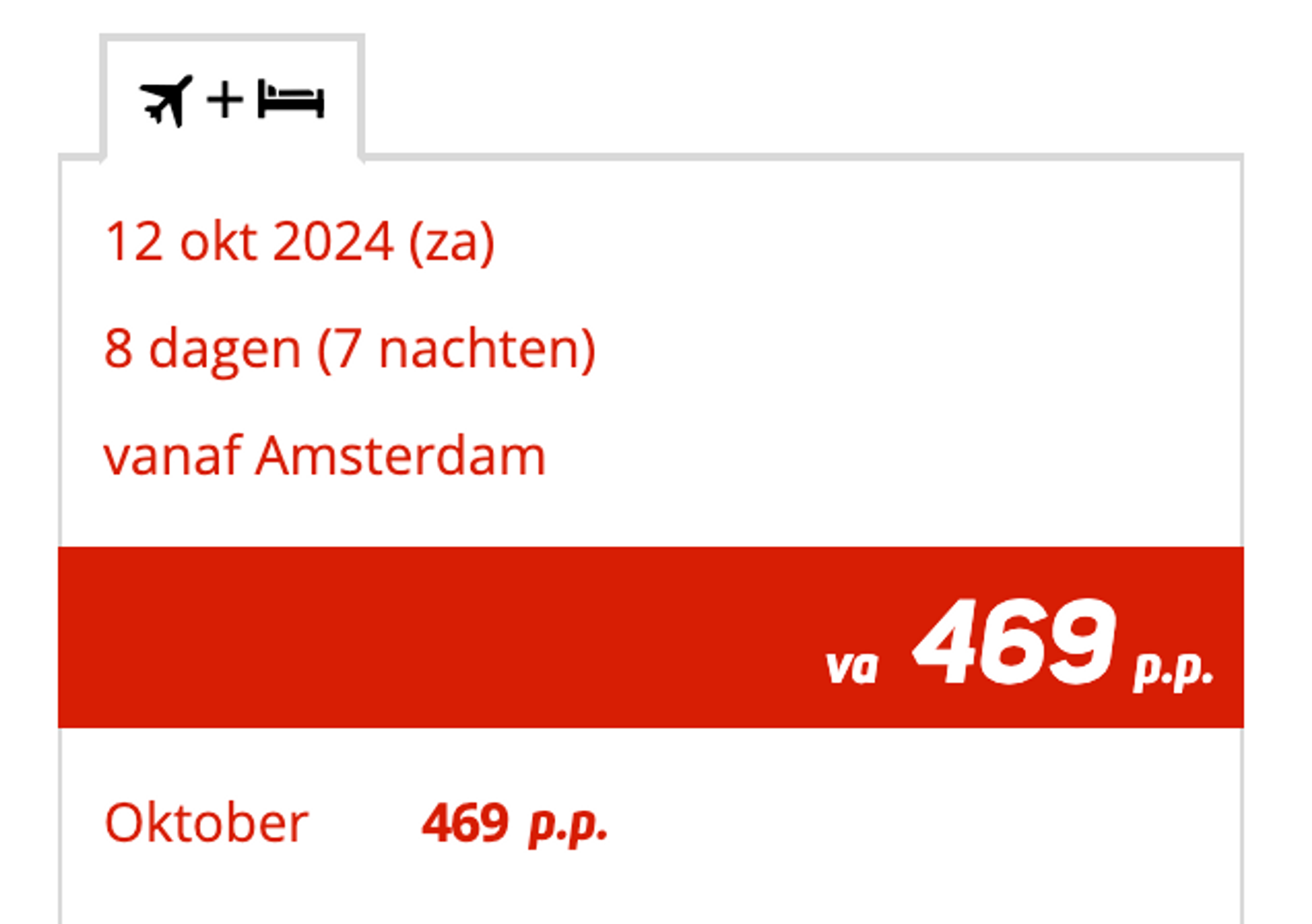 Boekingsvoorbeeld