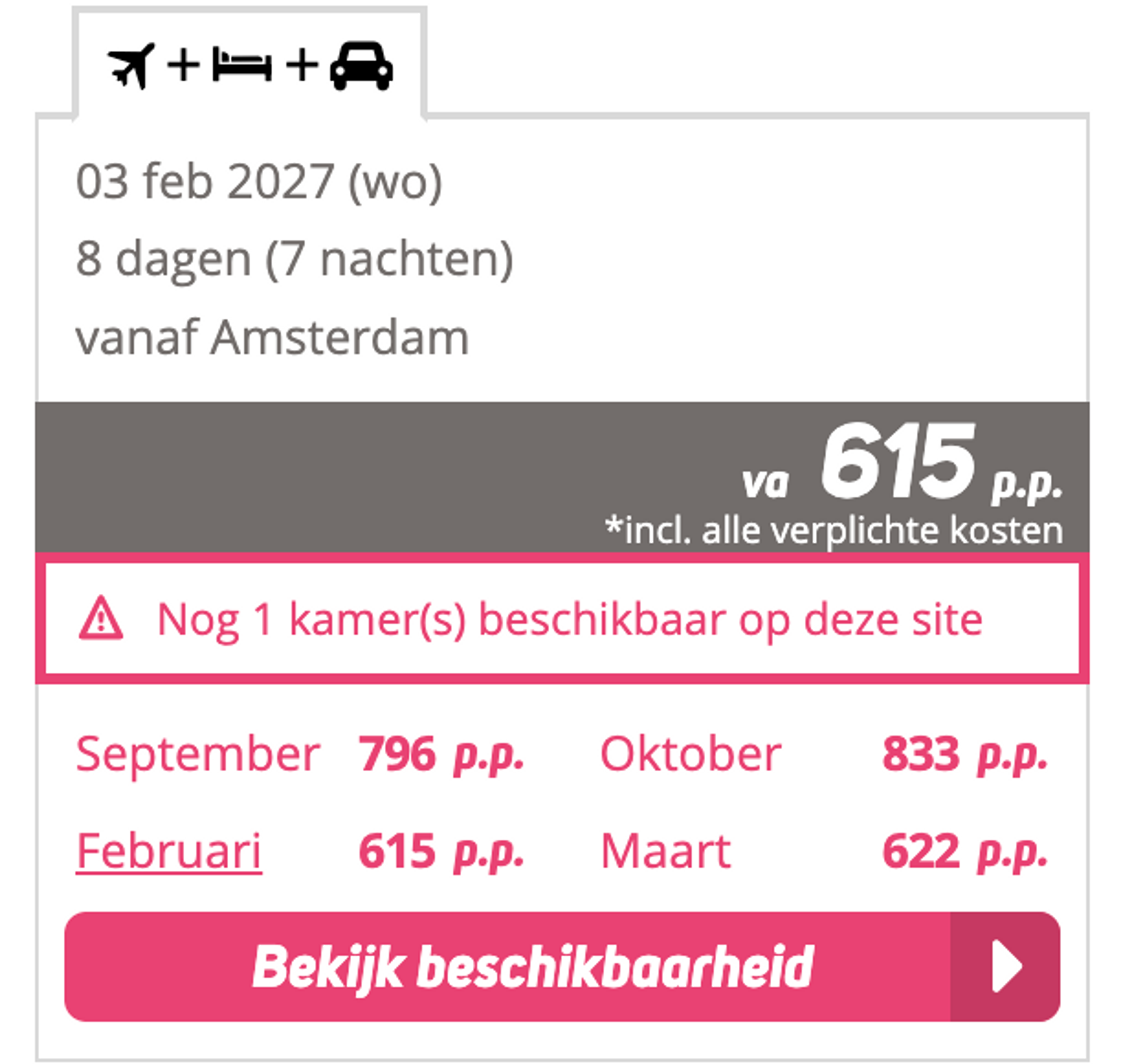 Boekingsvoorbeeld