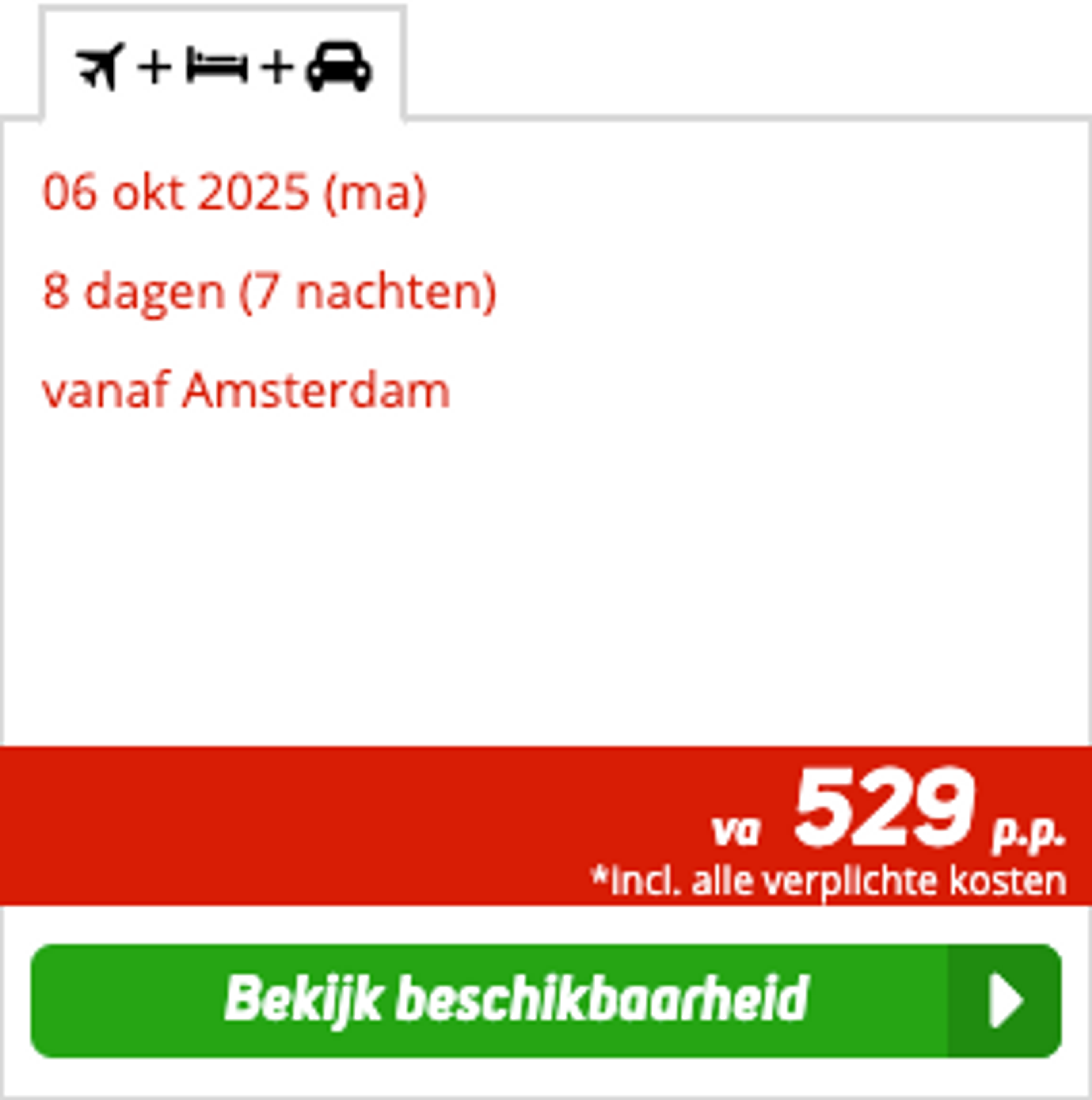 Boekingsvoorbeeld