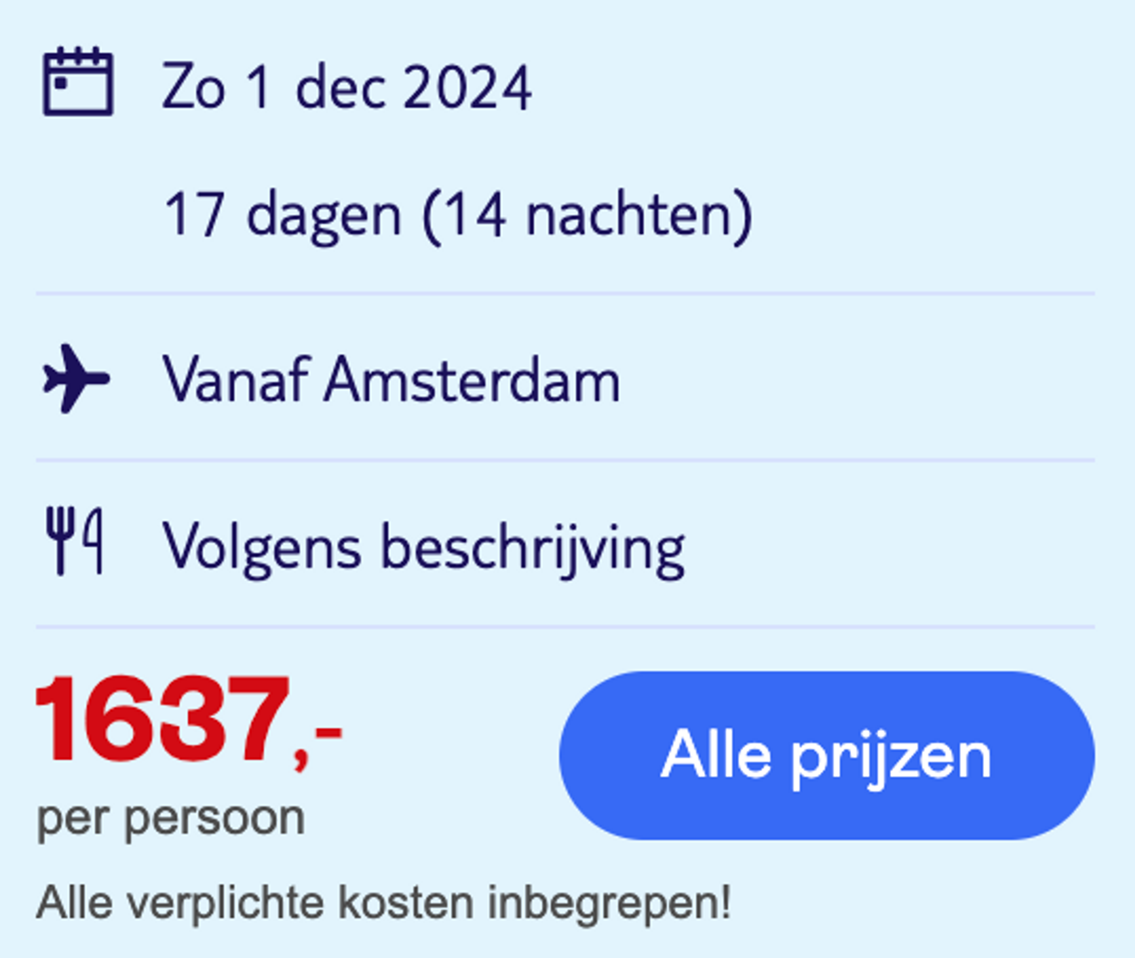 Boekingsvoorbeeld