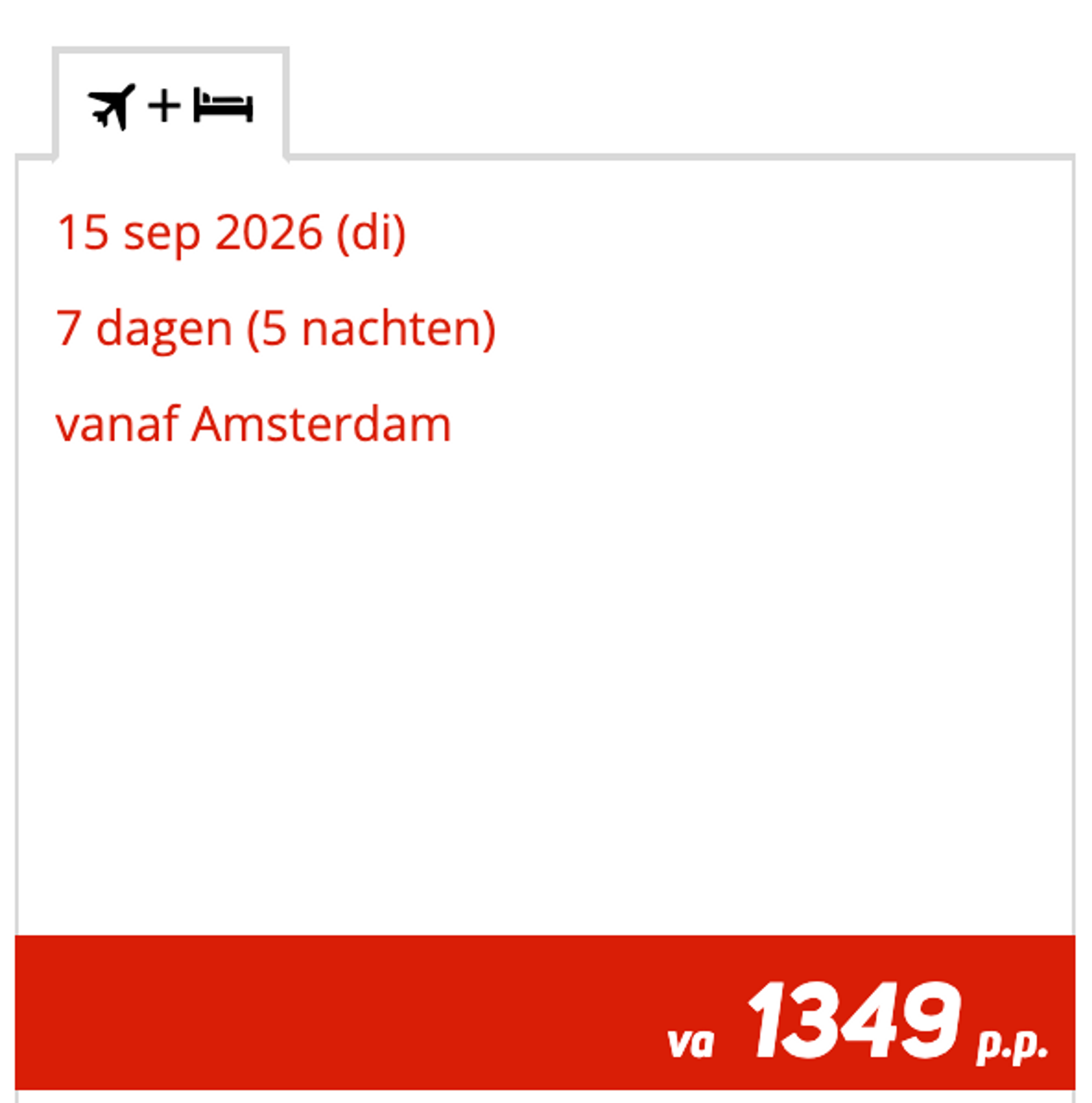 Boekingsvoorbeeld