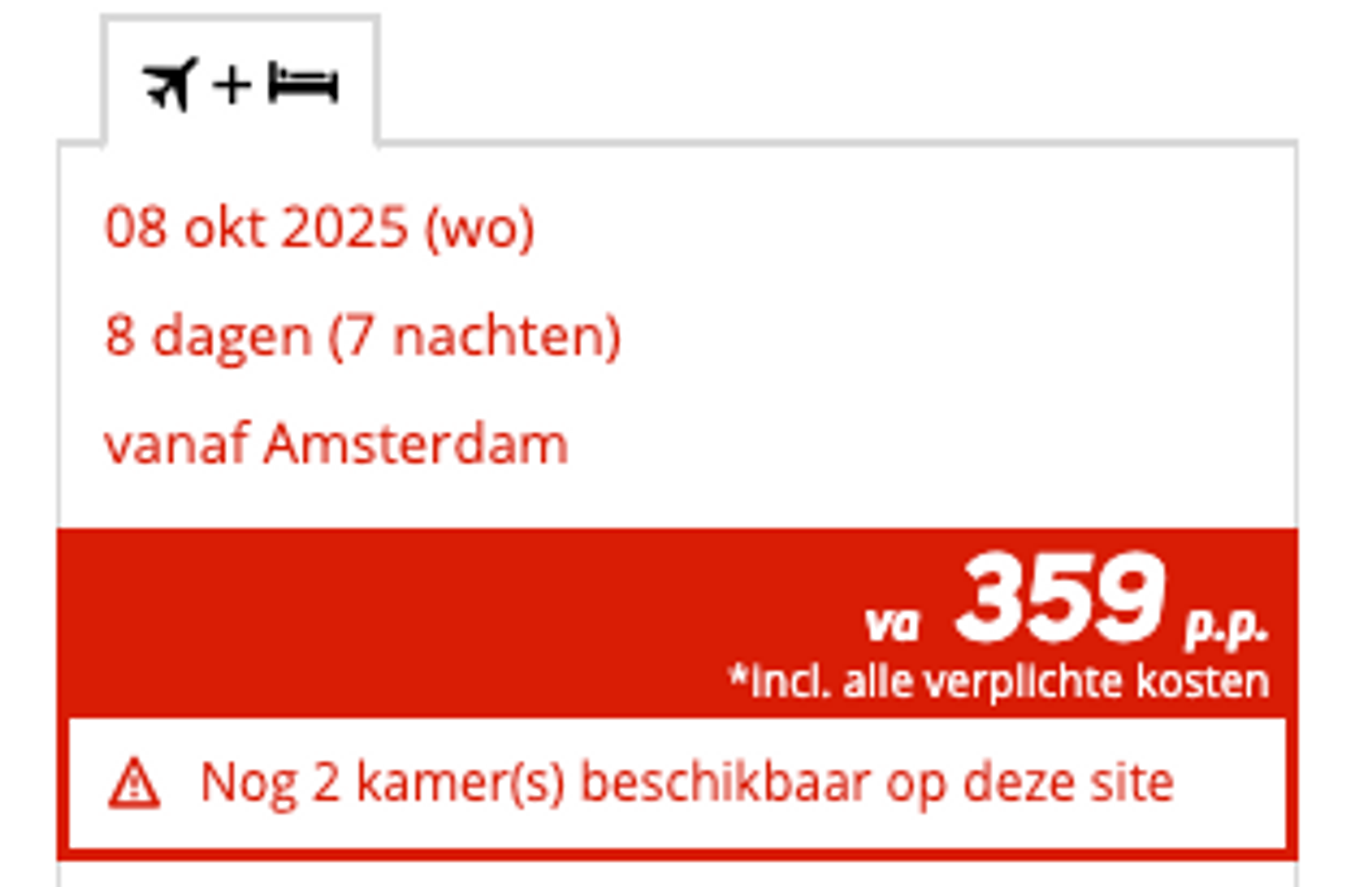 Boekingsvoorbeeld