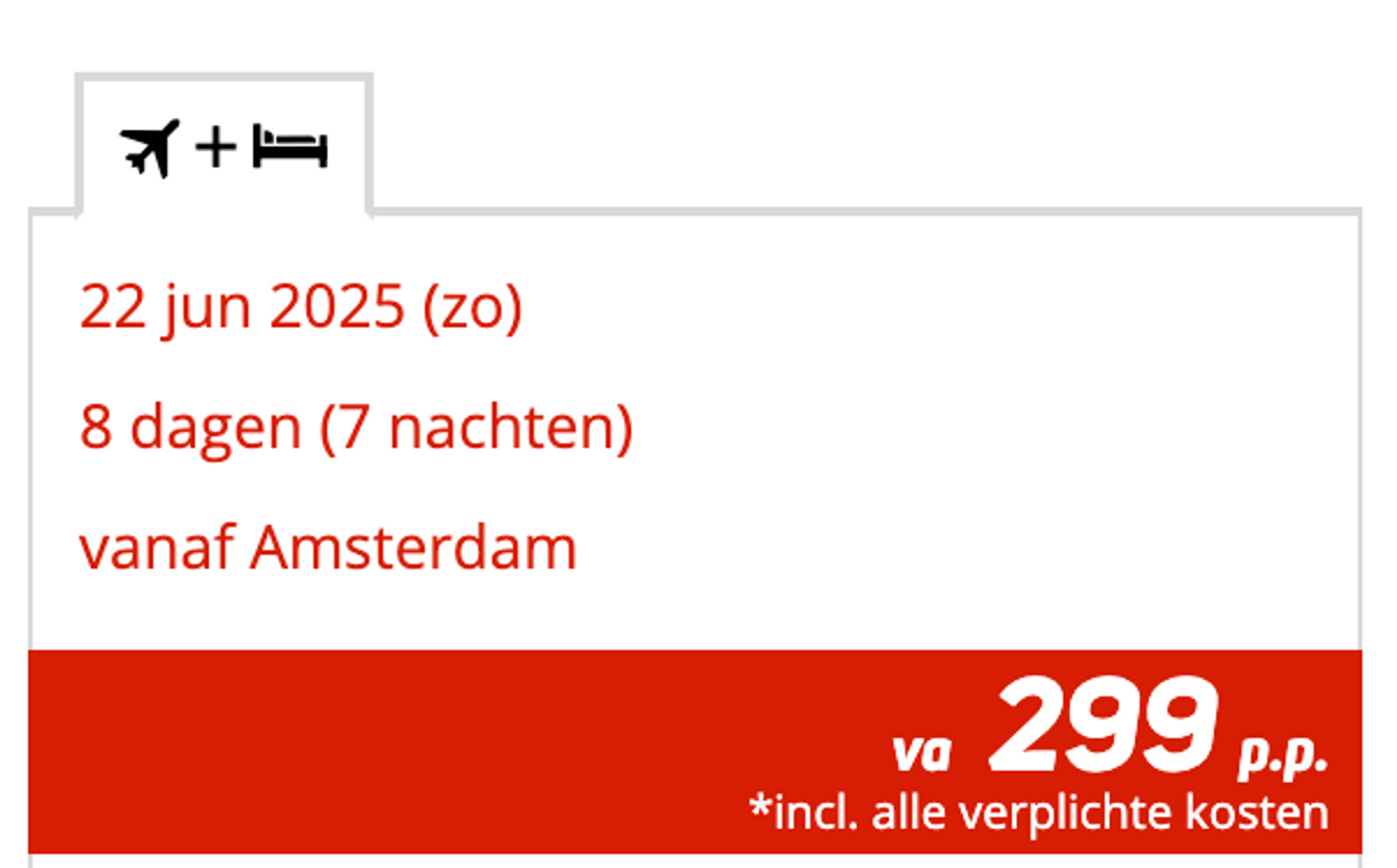 Boekingsvoorbeeld