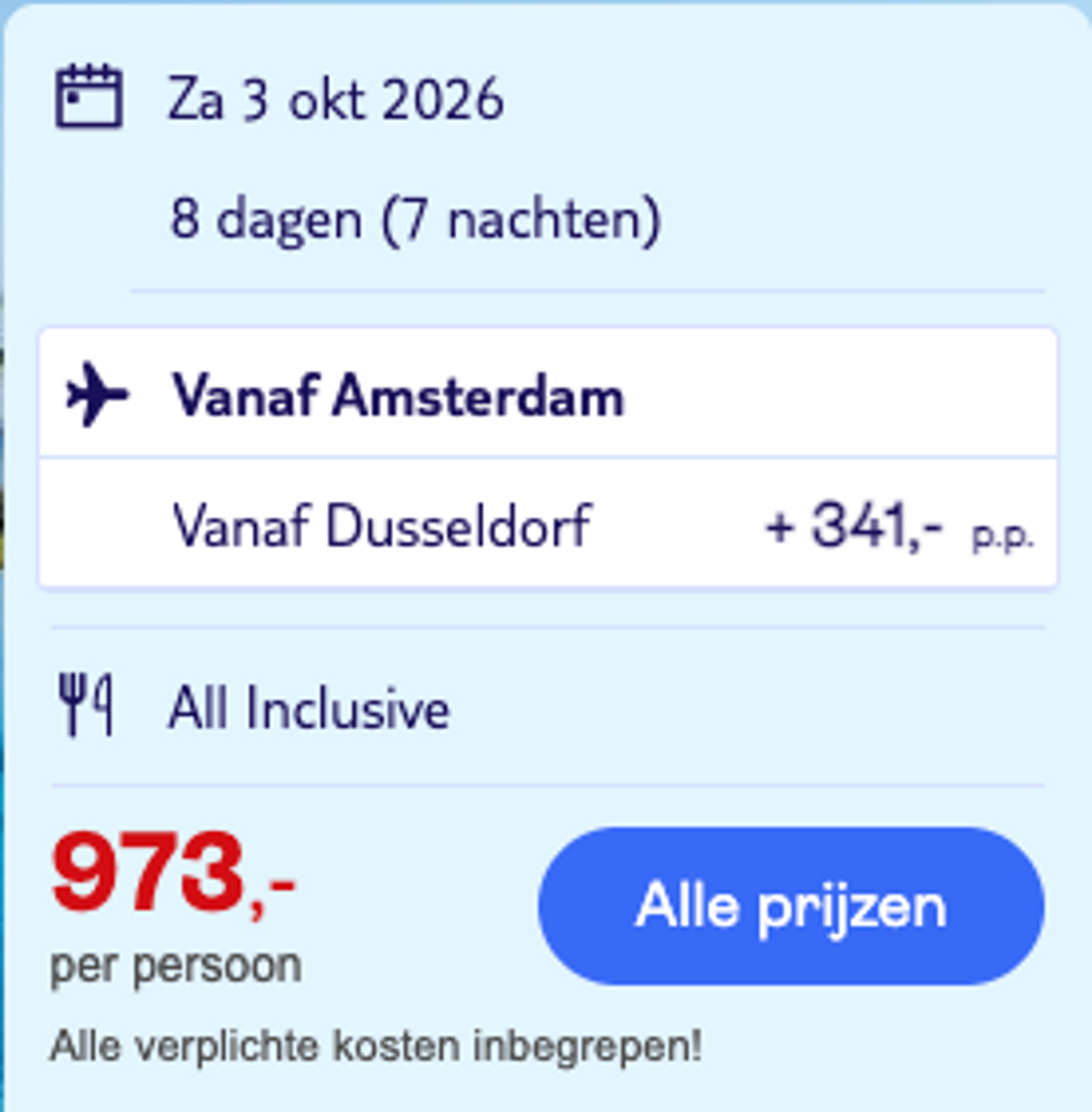 Boekingsvoorbeeld
