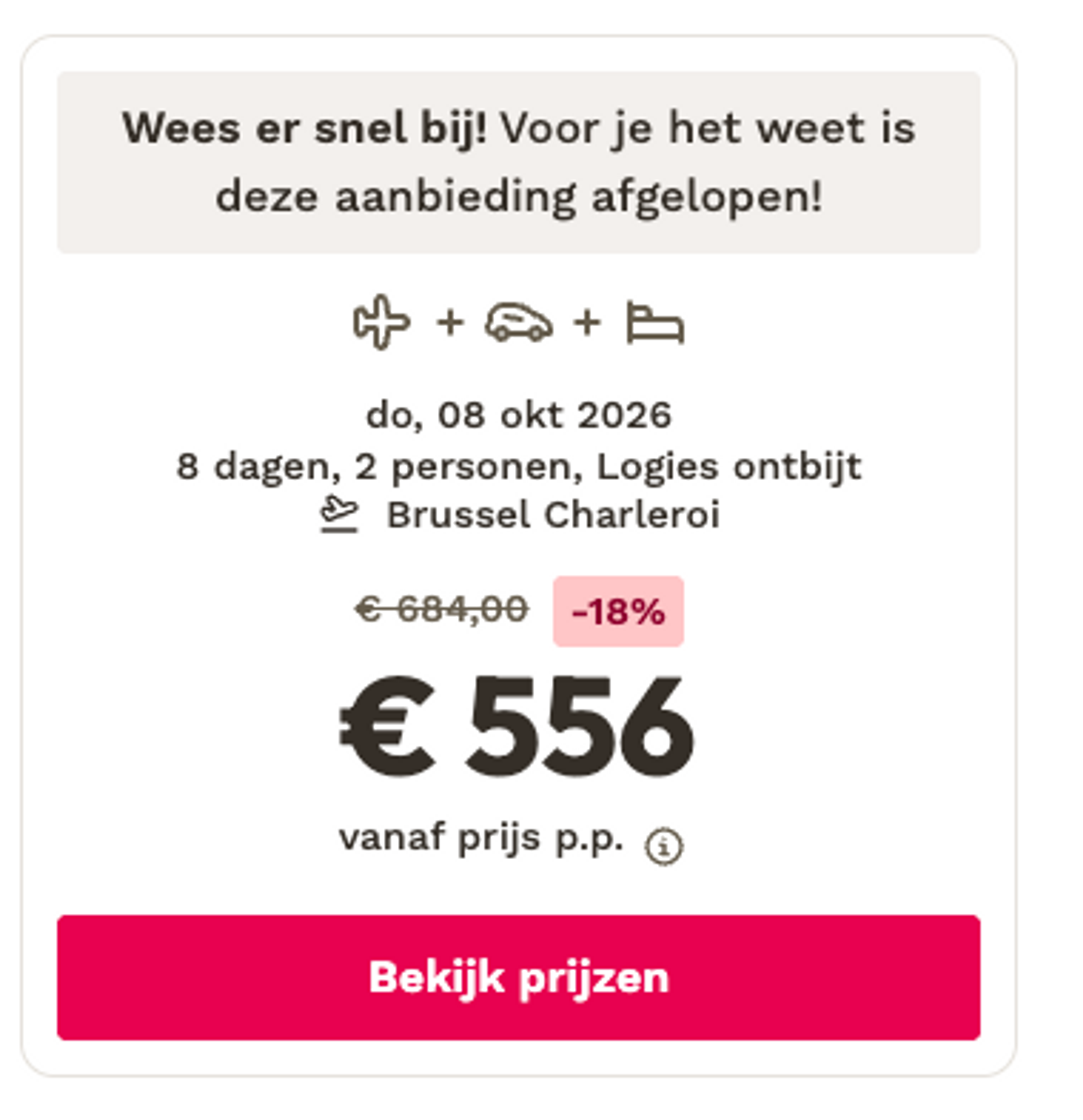 Boekingsvoorbeeld