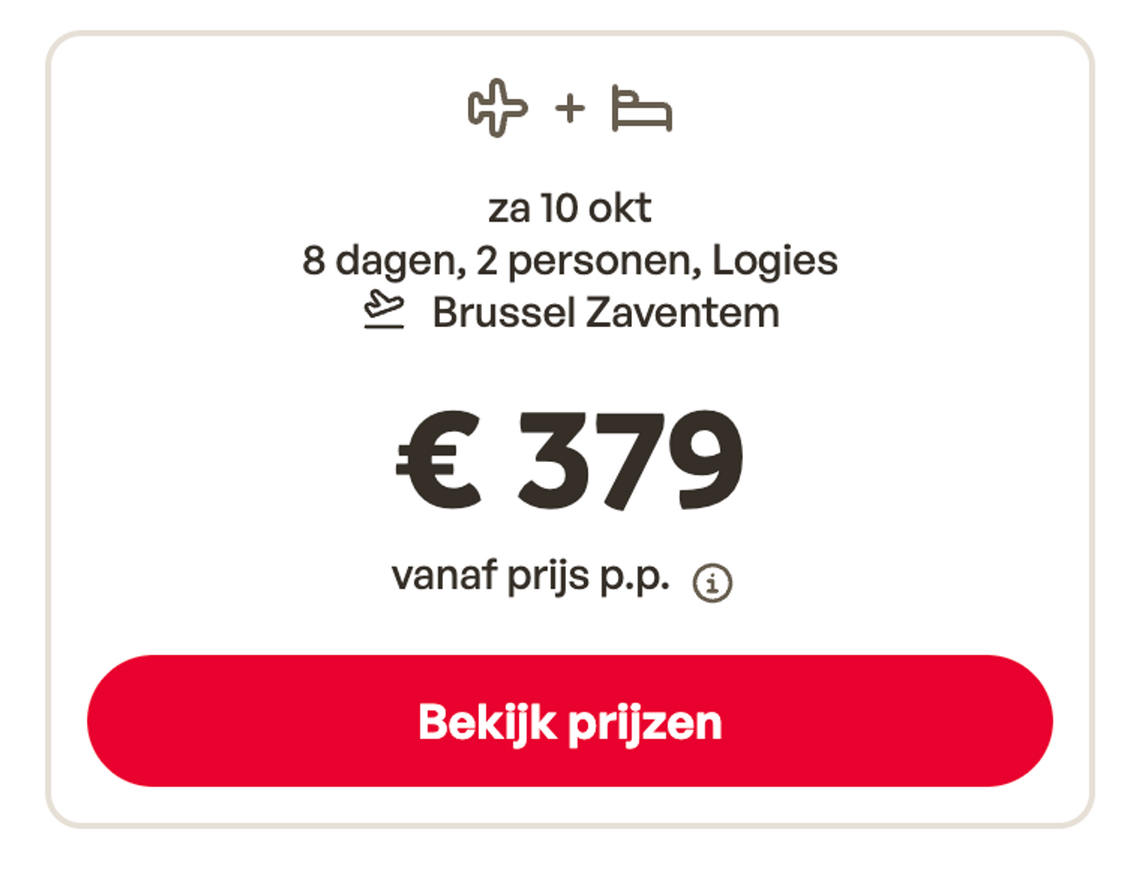 Boekingsvoorbeeld