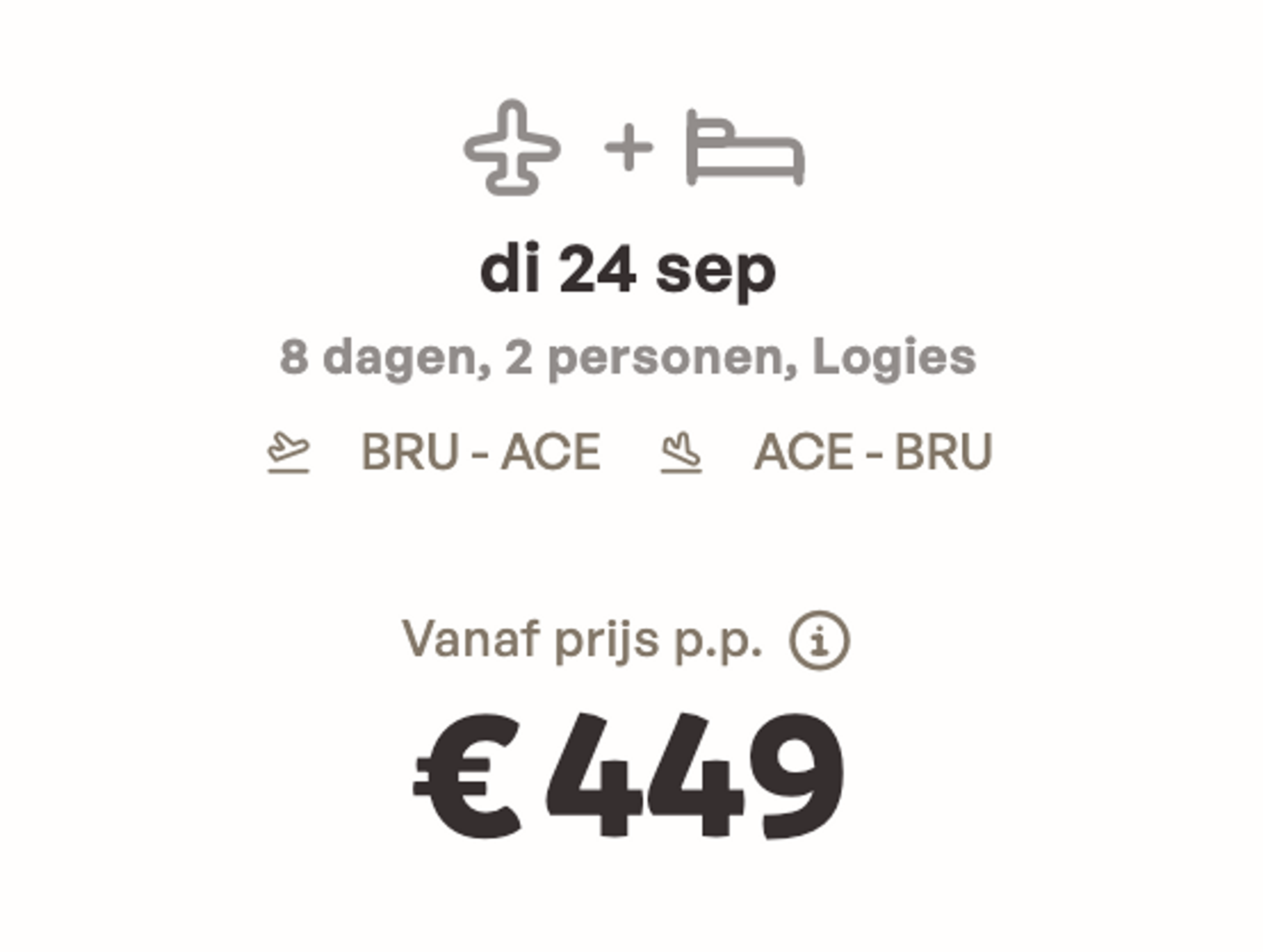 Boekingsvoorbeeld