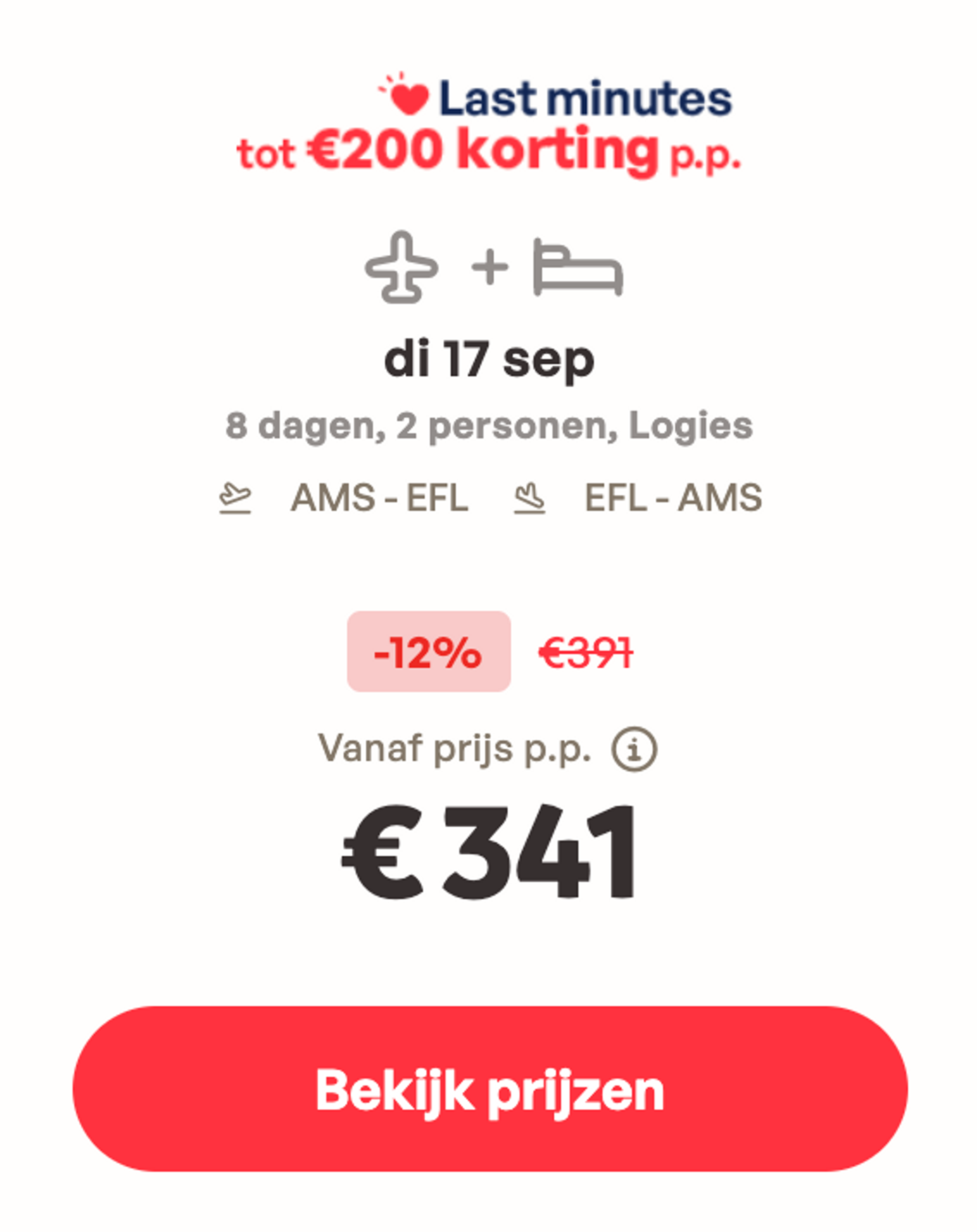 Boekingsvoorbeeld