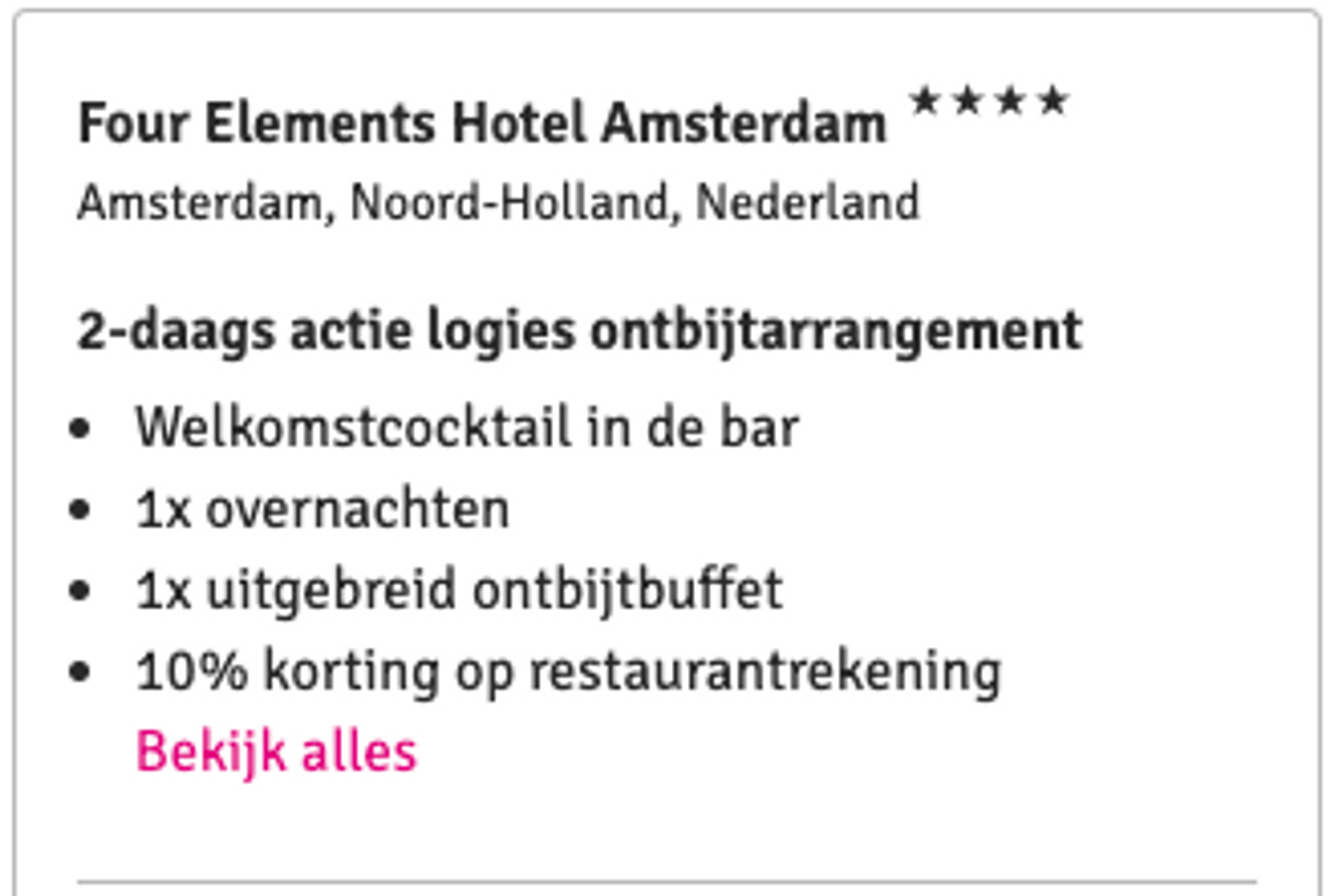 Boekingsvoorbeeld
