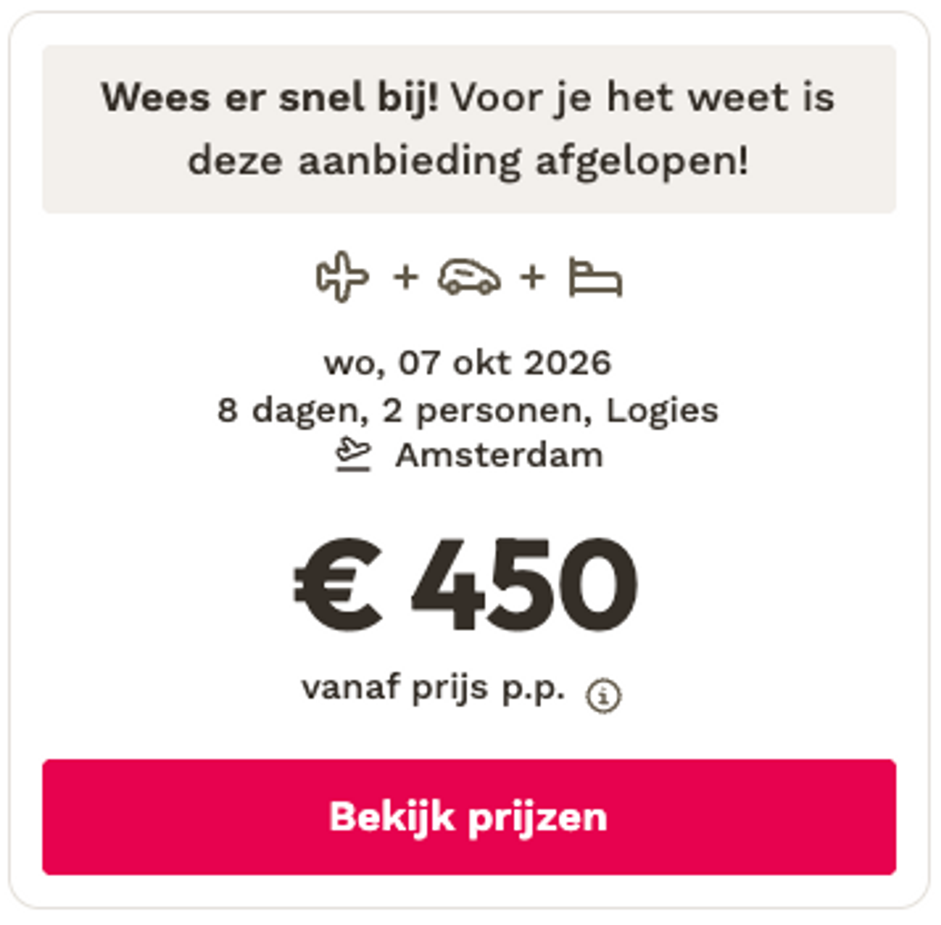 Boekingsvoorbeeld