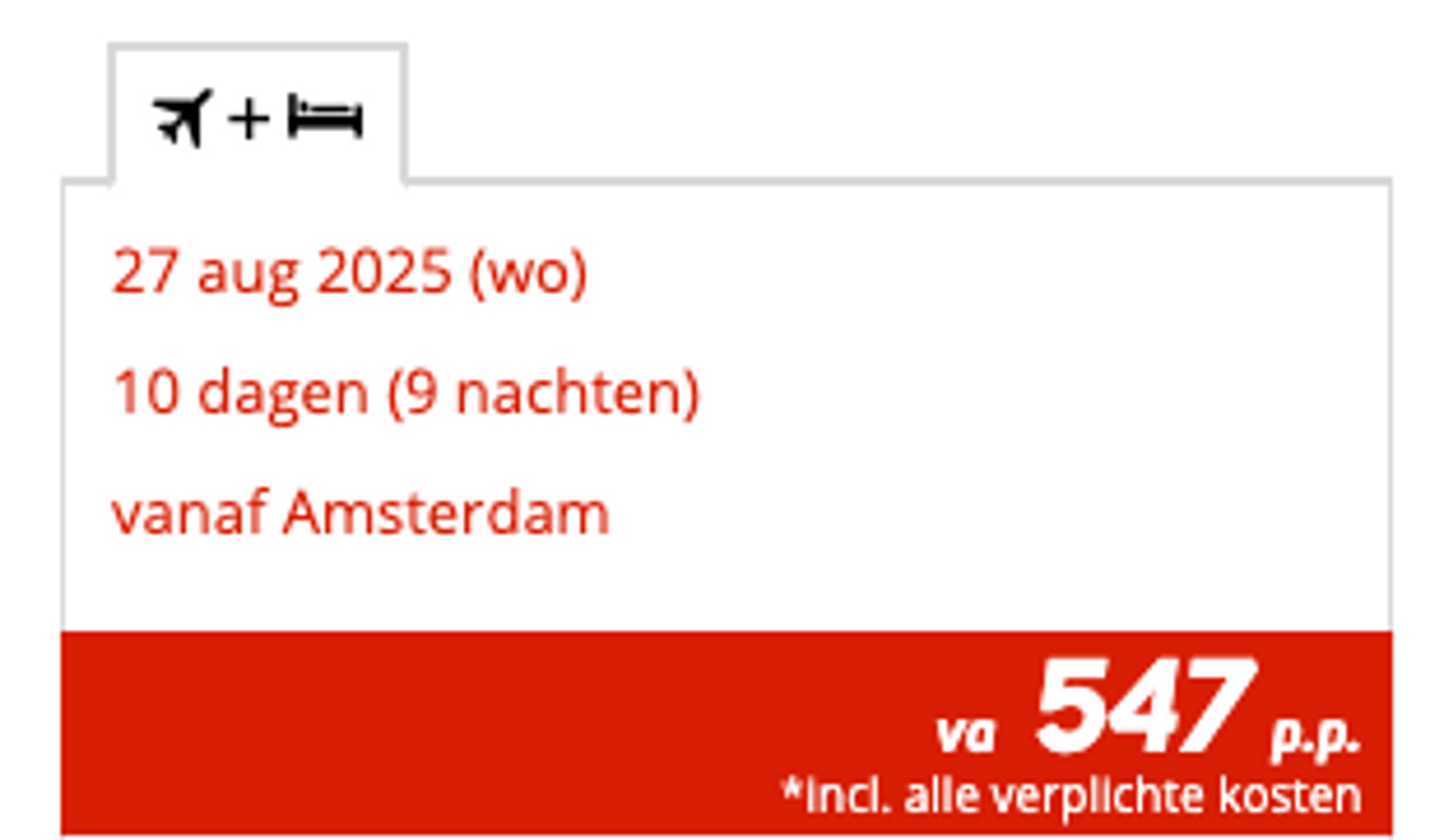 Boekingsvoorbeeld