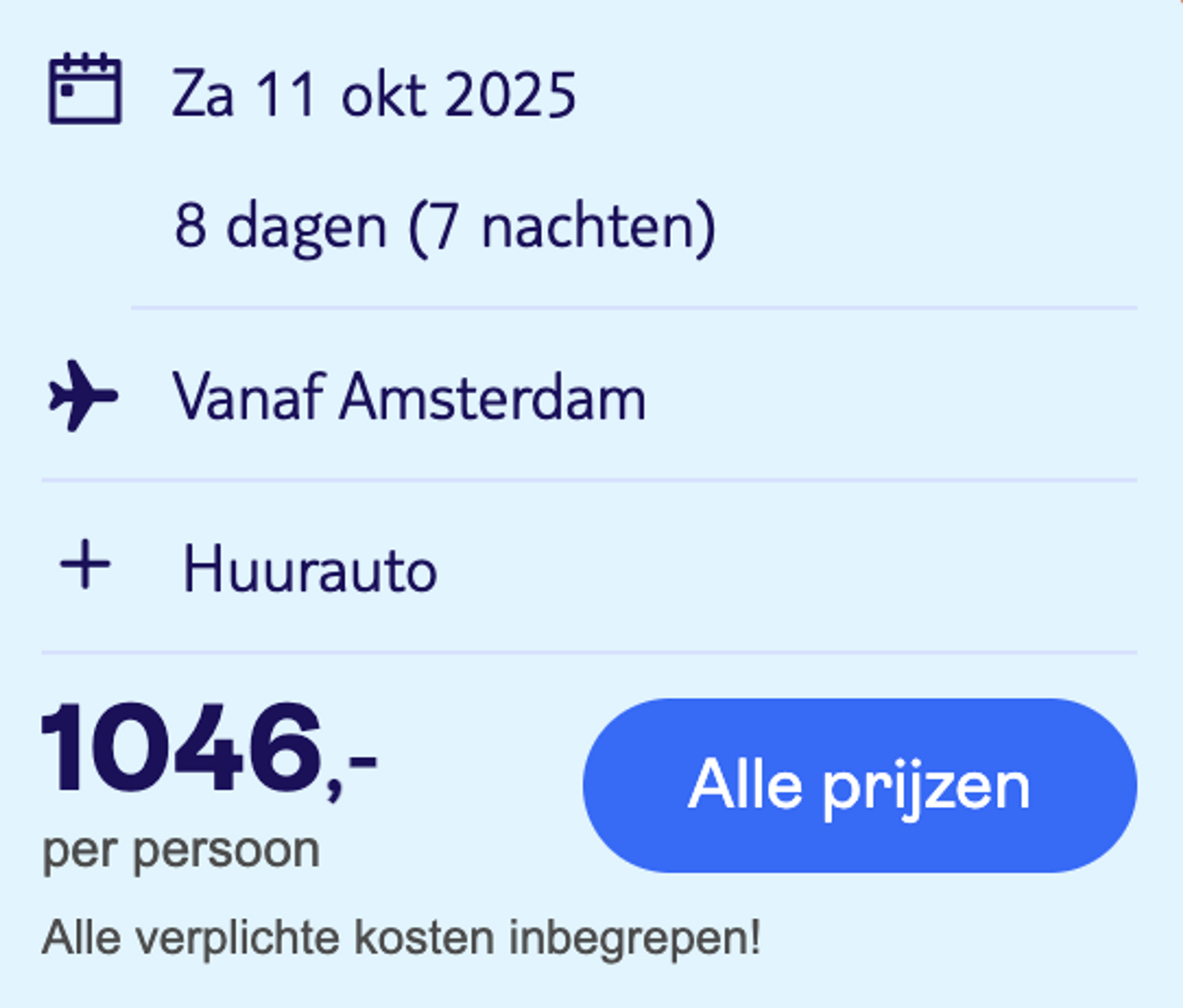 Boekingsvoorbeeld